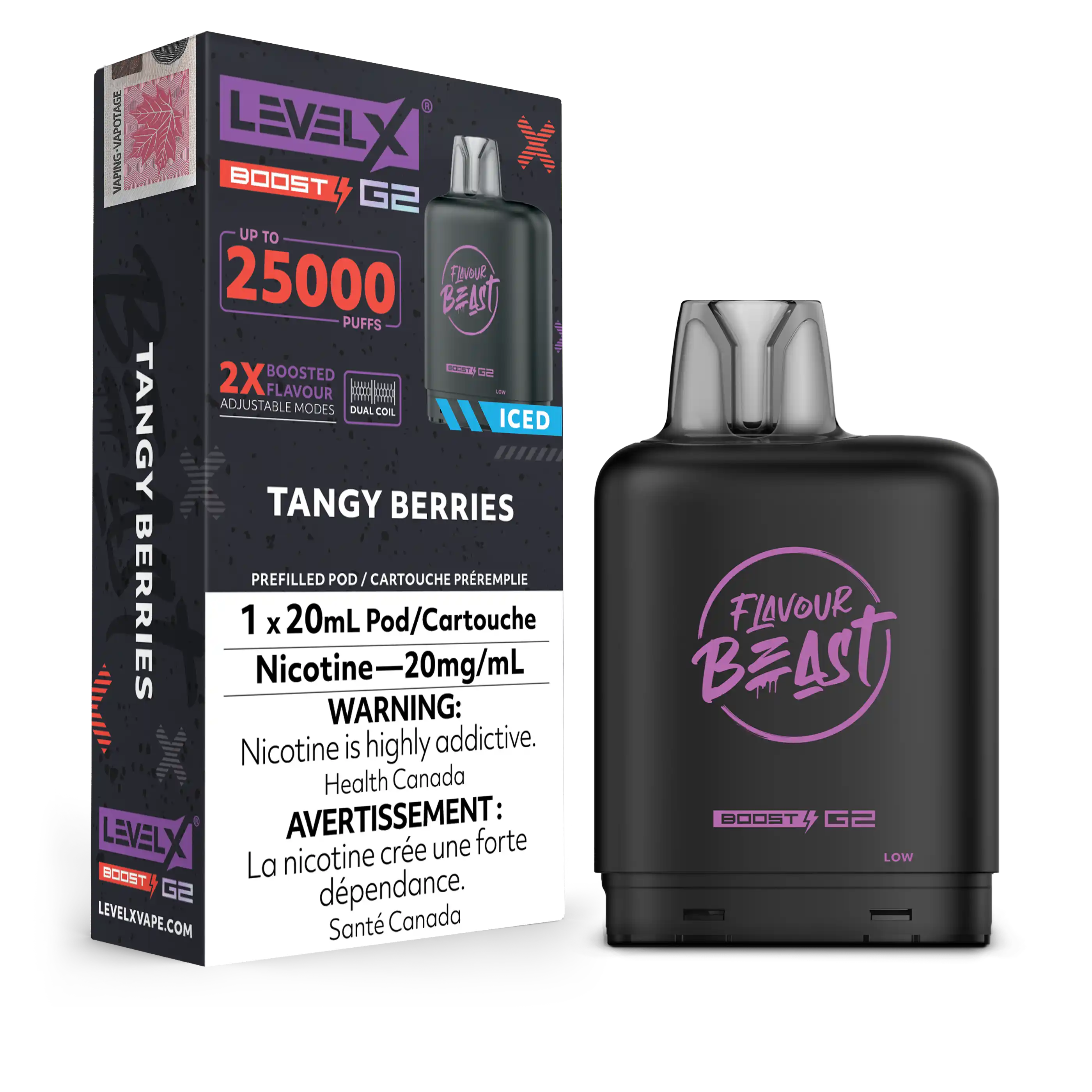 Level X Boost Pod 20ml - Flavour Beast [FE]