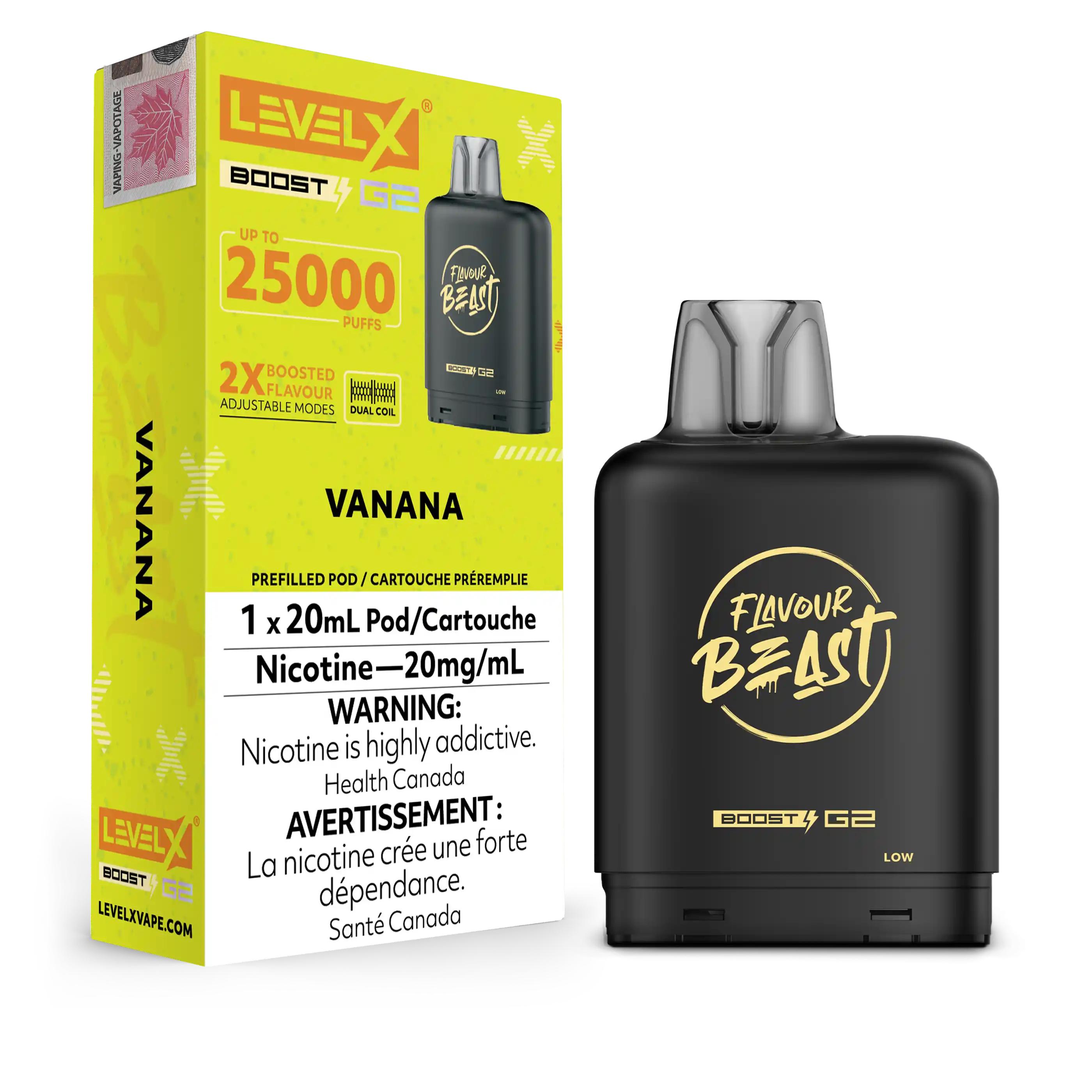 Level X Flavour Beast Boost 25K - Closed Pod System [ON]