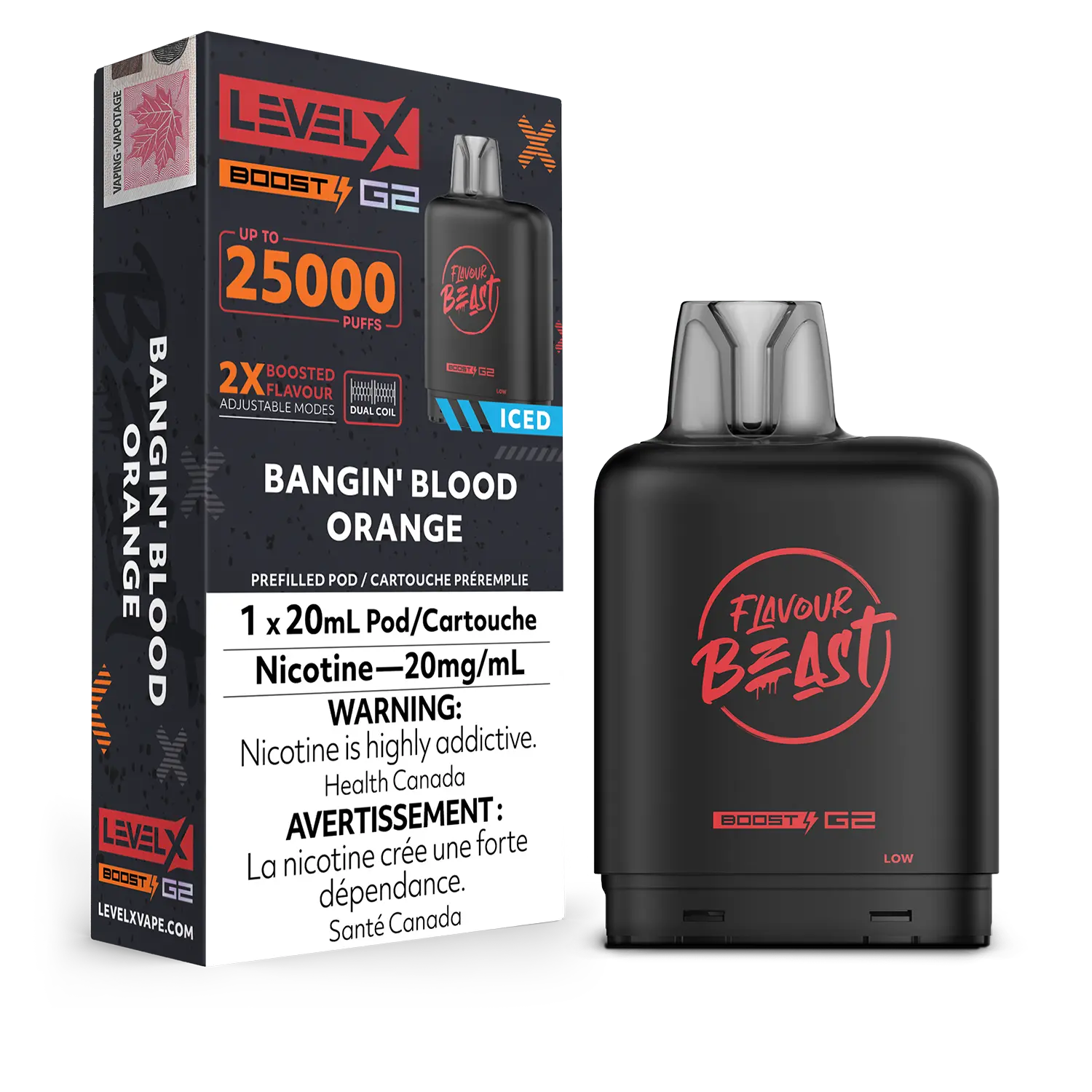 Level X Flavour Beast Boost 25K - Closed Pod System [ON]
