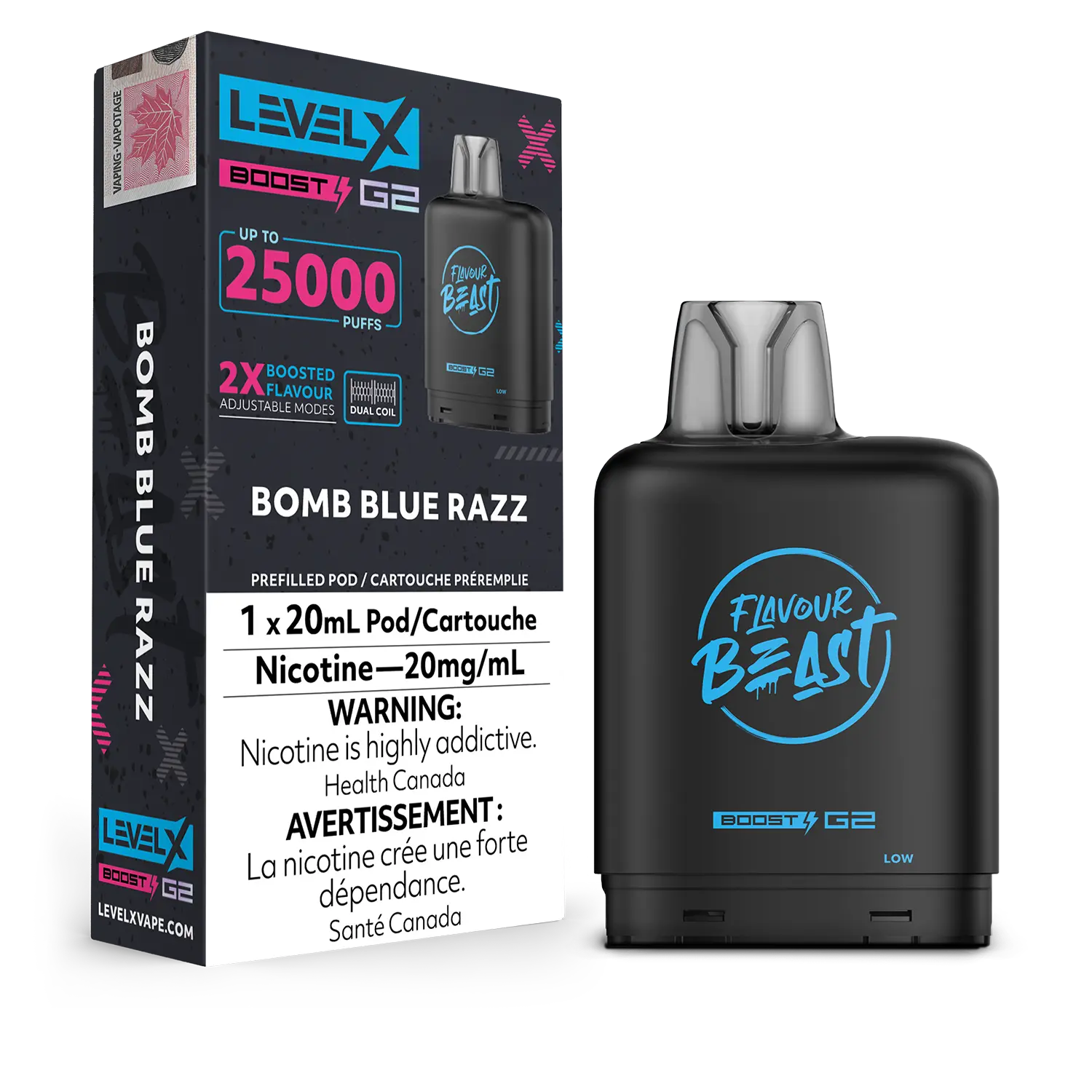 Level X Flavour Beast Boost 25K - Closed Pod System [ON]
