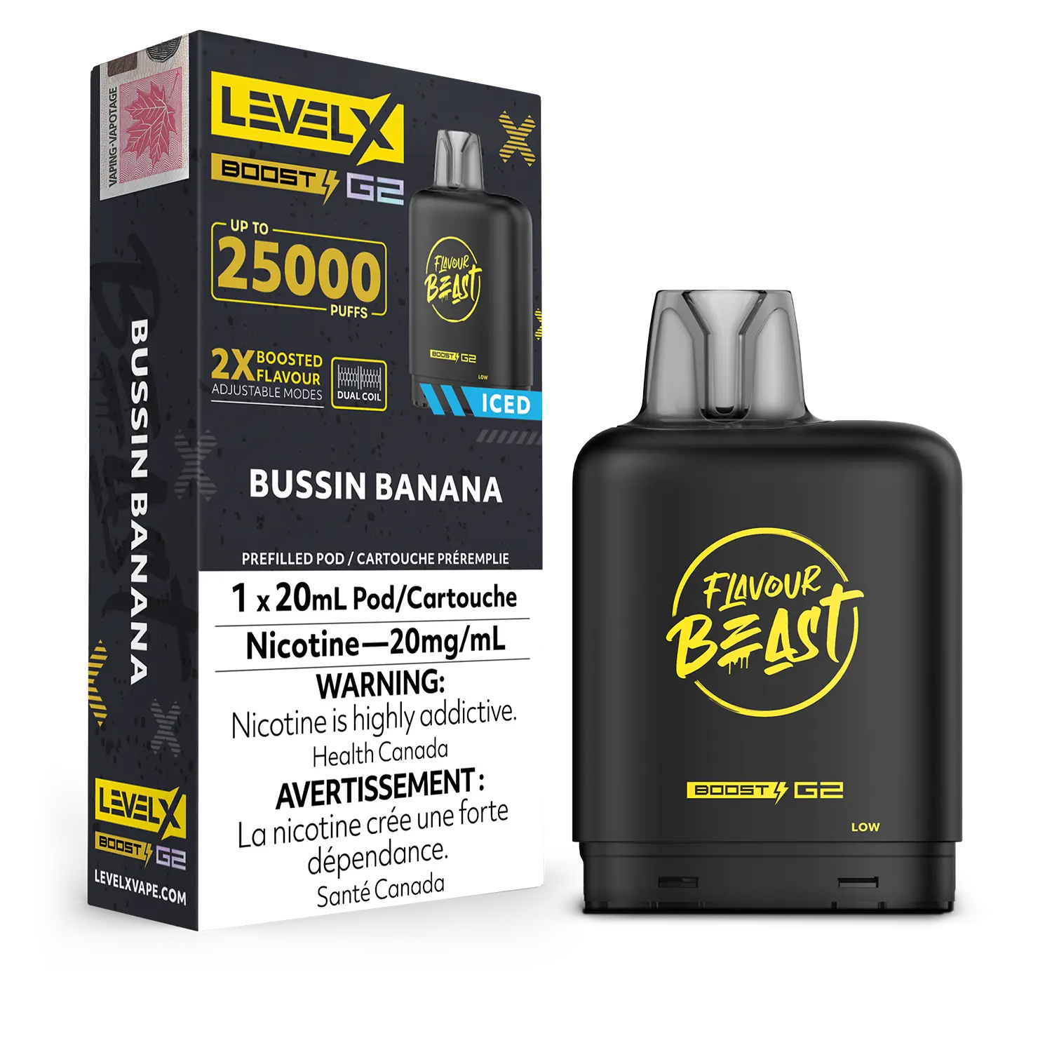 Level X Boost Pod 20ml - Flavour Beast [FE]