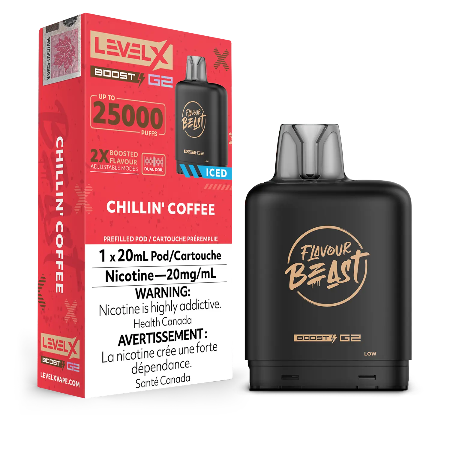 Level X Boost Pod 20ml - Flavour Beast [FE]