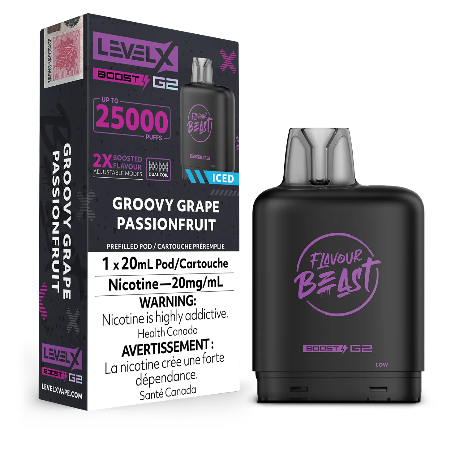 Level X Flavour Beast Boost 25K - Closed Pod System [ON]