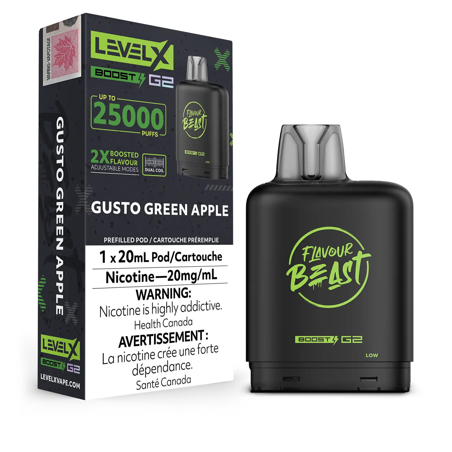 Level X Flavour Beast Boost 25K - Closed Pod System [ON]