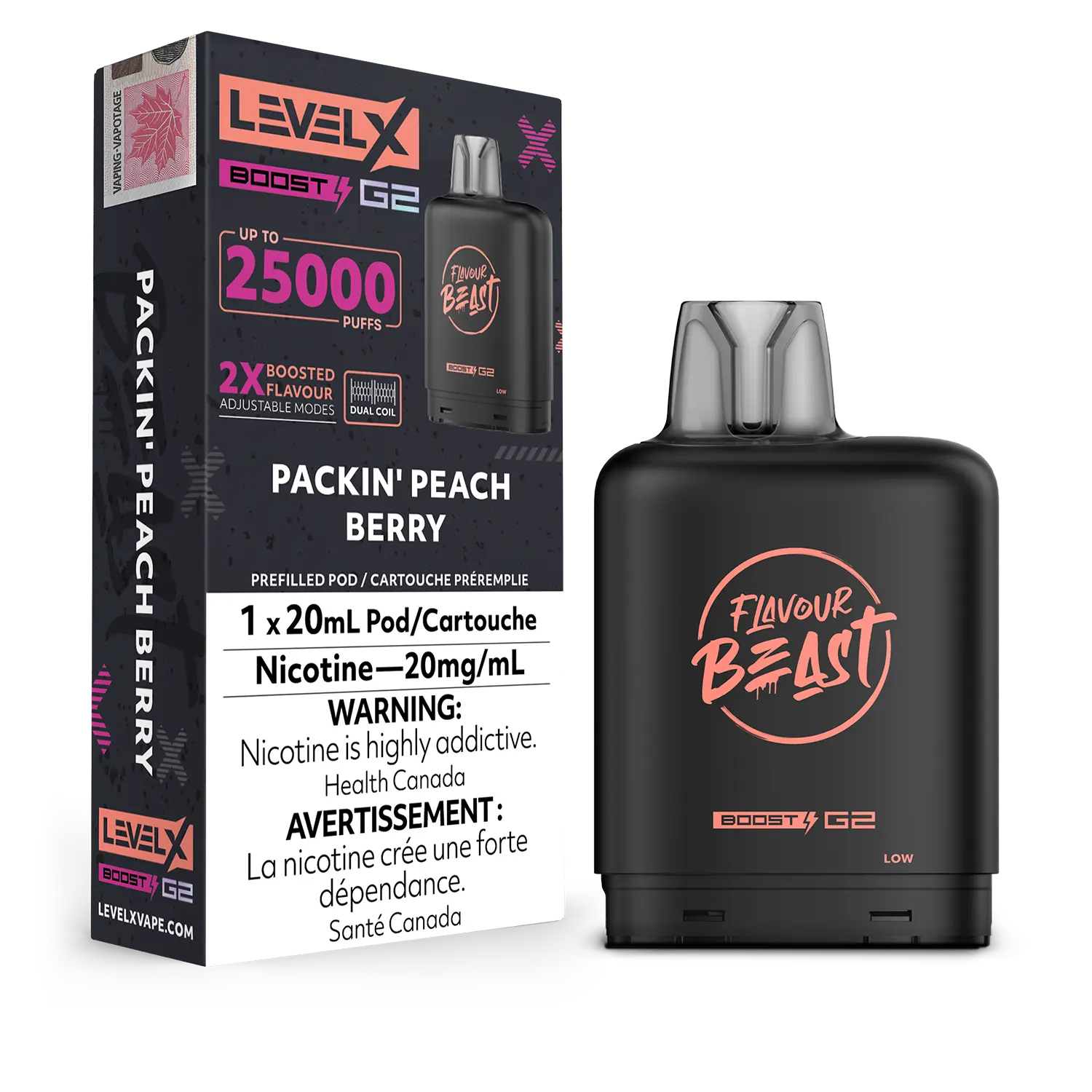 Level X Flavour Beast Boost 25K - Closed Pod System [ON]