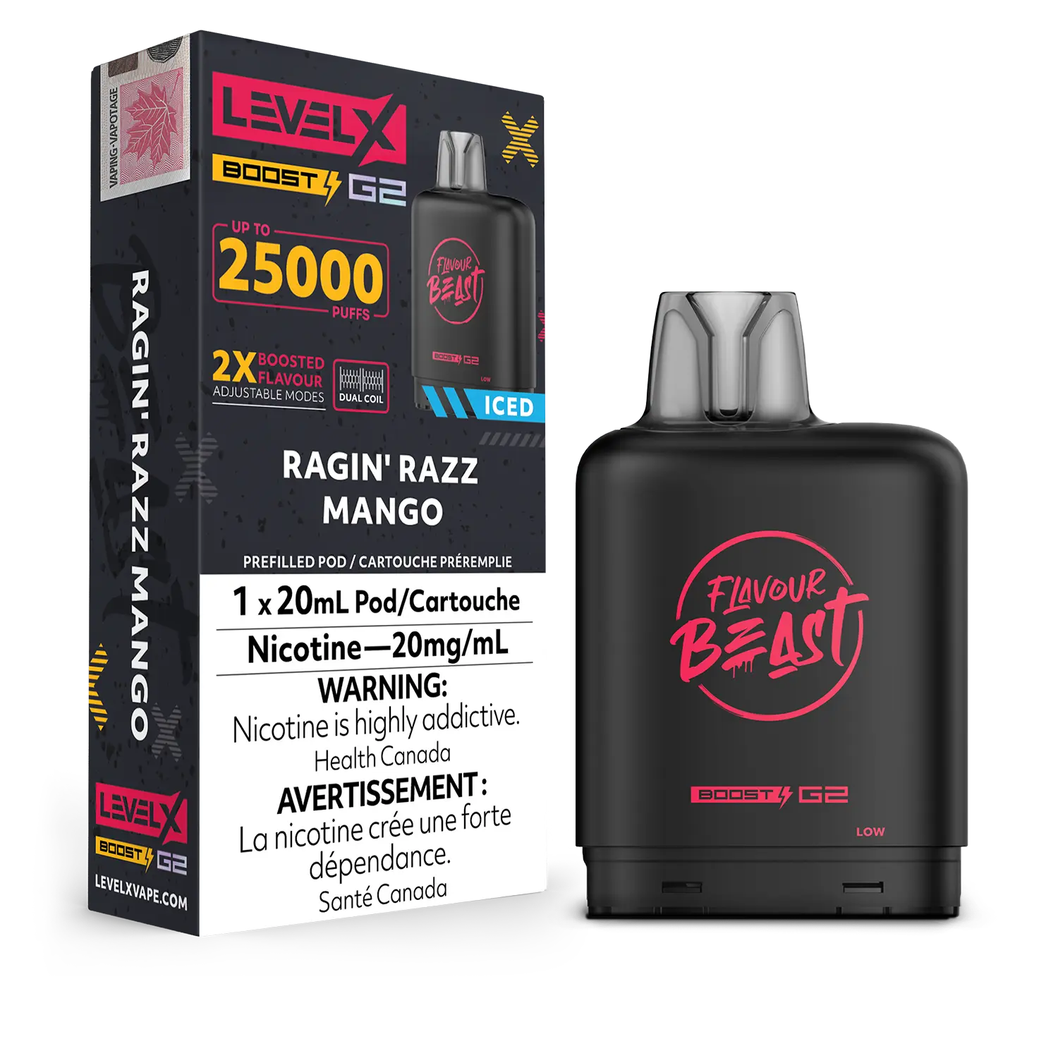 Level X Boost Pod 20ml - Flavour Beast [FE]