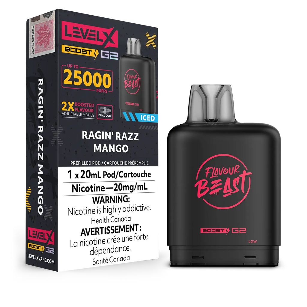 Level X Flavour Beast Boost 25K - Closed Pod System [ON]
