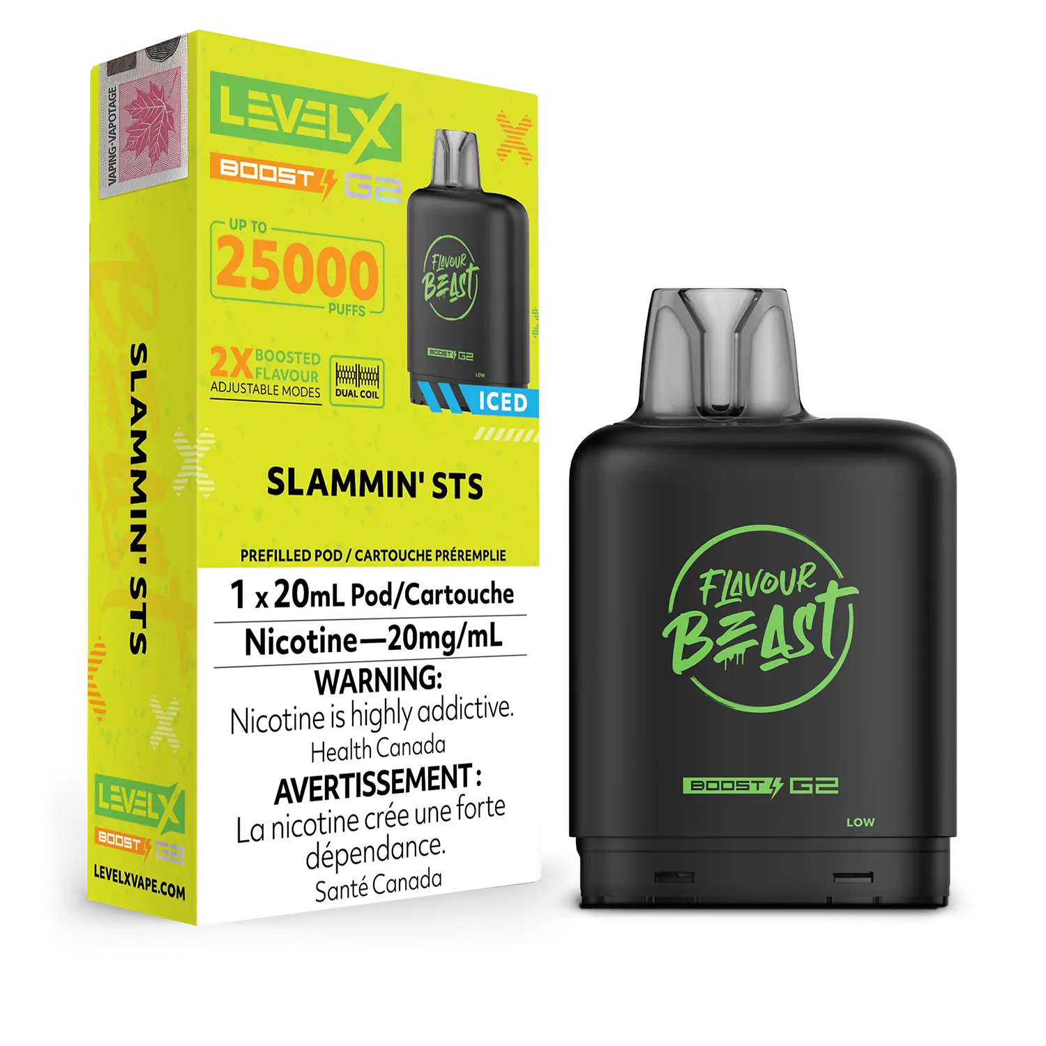 Level X Boost Pod 20ml - Flavour Beast [FE]