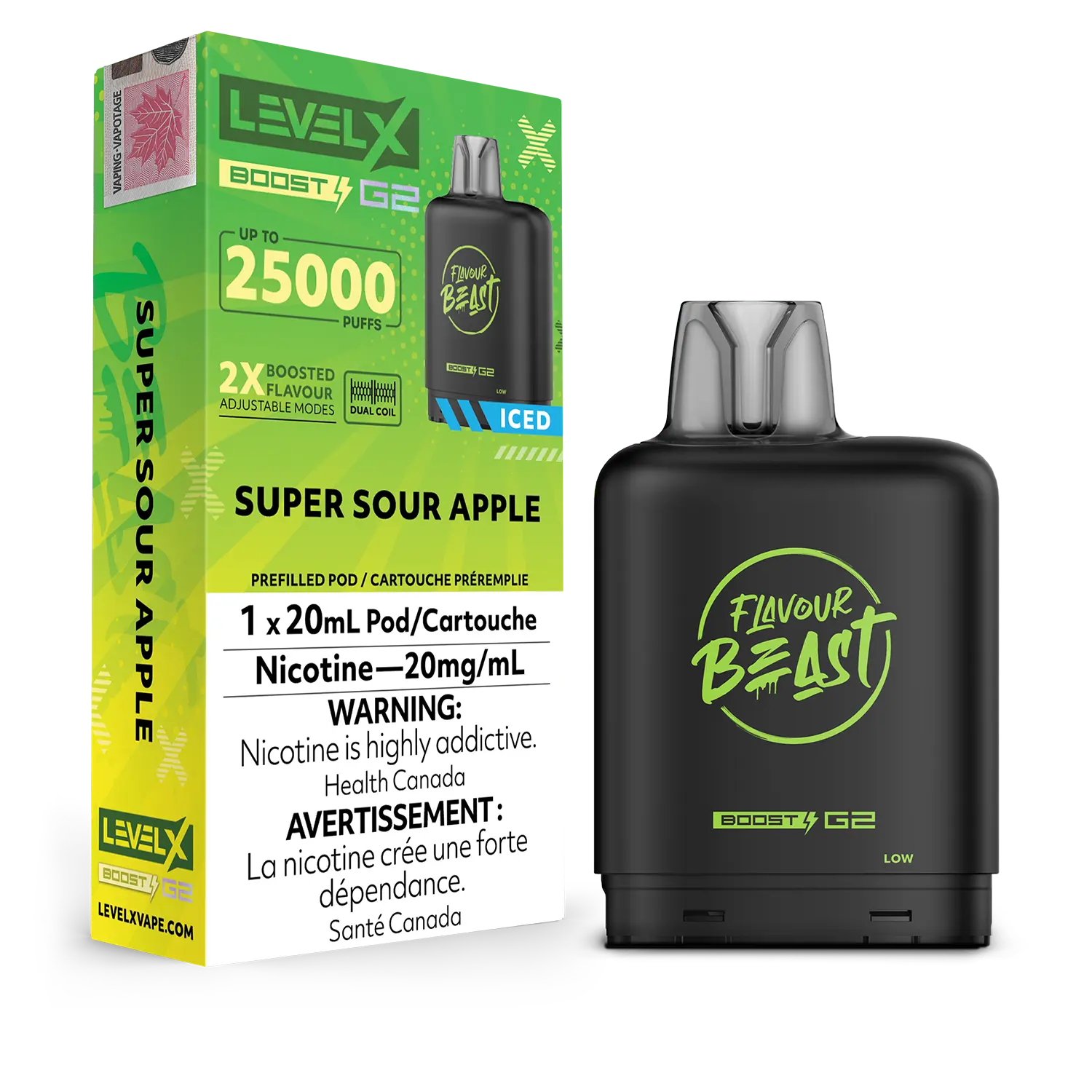 Level X Boost Pod 20ml - Flavour Beast [FE]
