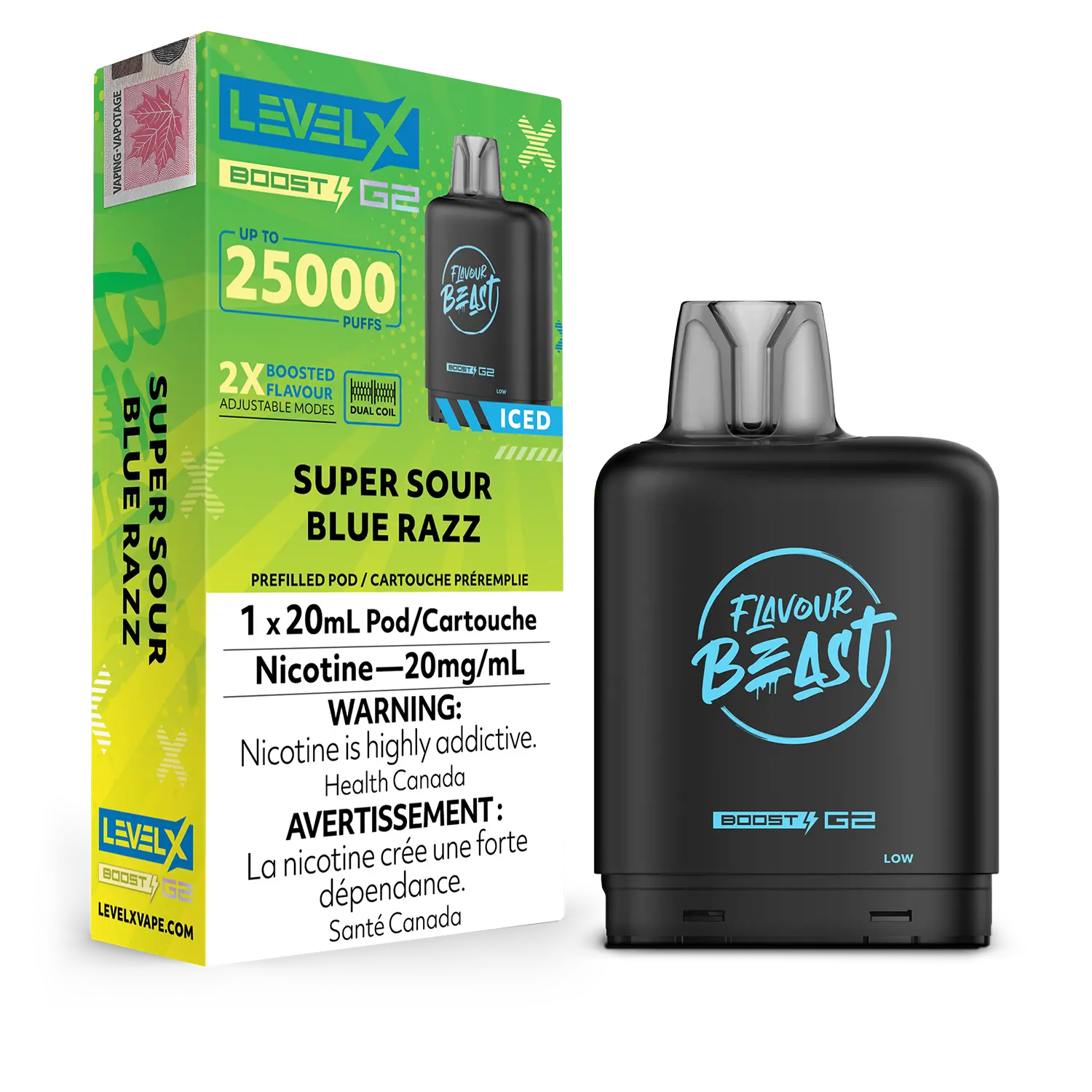 Level X Flavour Beast Boost 25K - Closed Pod System [ON]
