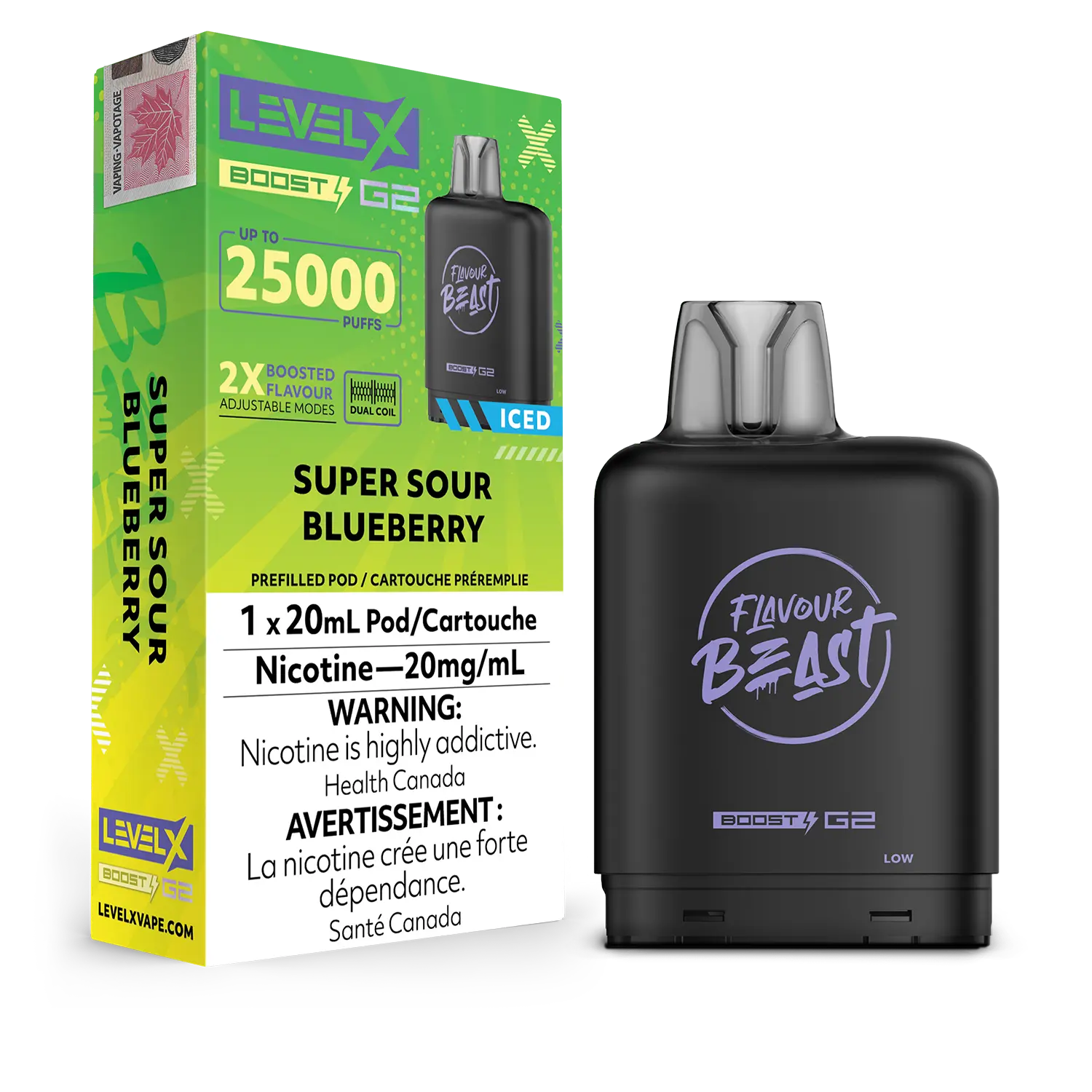 Level X Boost Pod 20ml - Flavour Beast [FE]