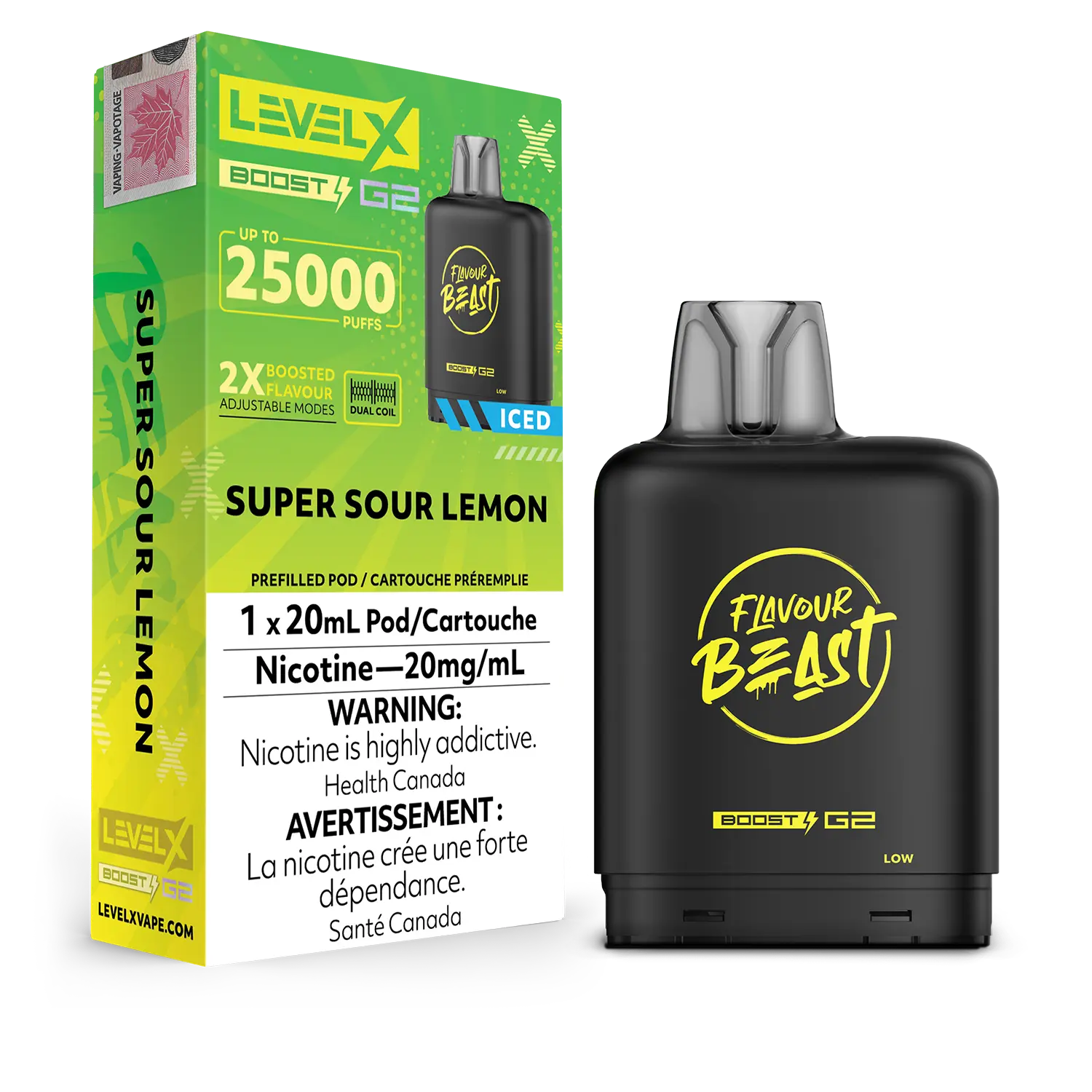 Level X Flavour Beast Boost 25K - Closed Pod System [ON]