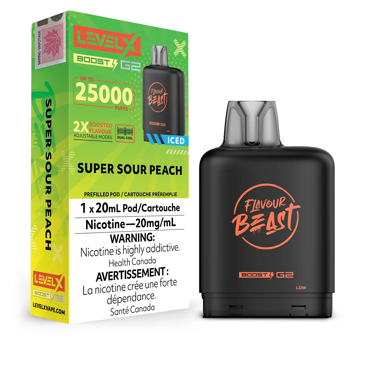 Level X Boost Pod 20ml - Flavour Beast [FE]
