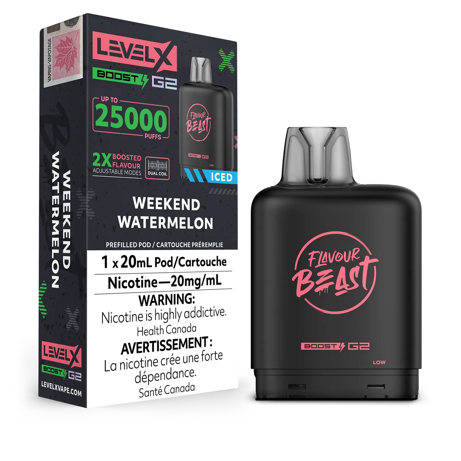 Level X Flavour Beast Boost 25K - Closed Pod System [ON]