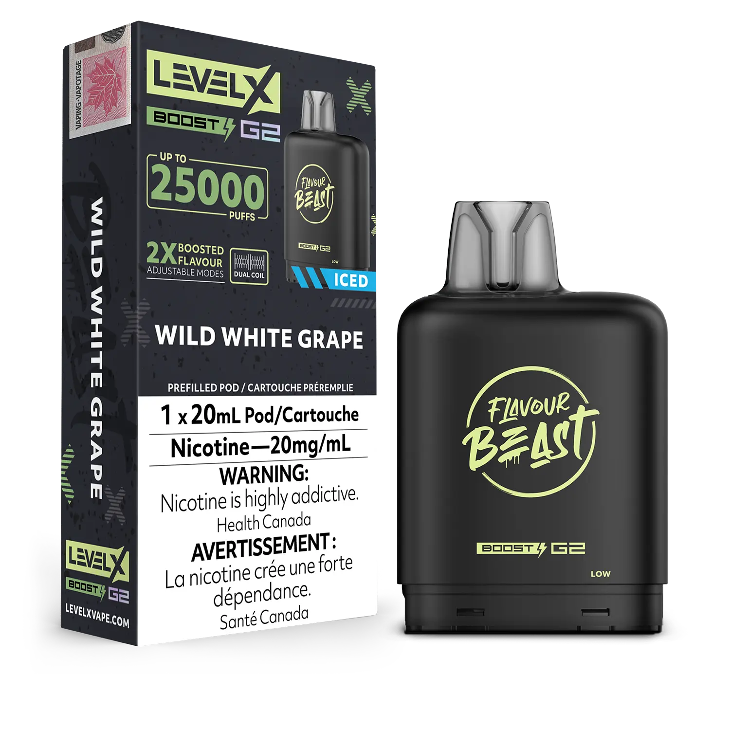 Level X Flavour Beast Boost 25K - Closed Pod System [ON]