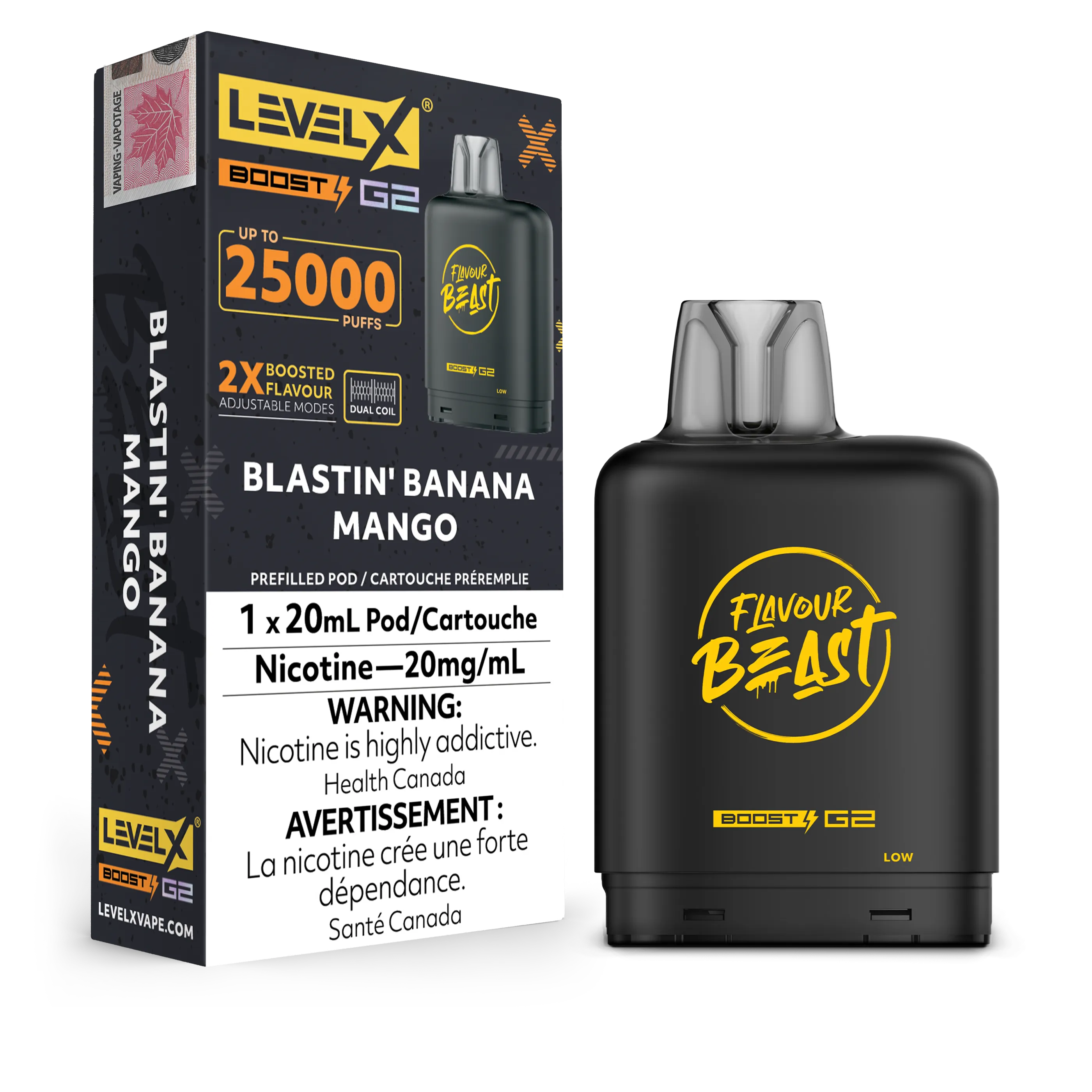 Level X Boost Pod 20ml - Flavour Beast [FE]