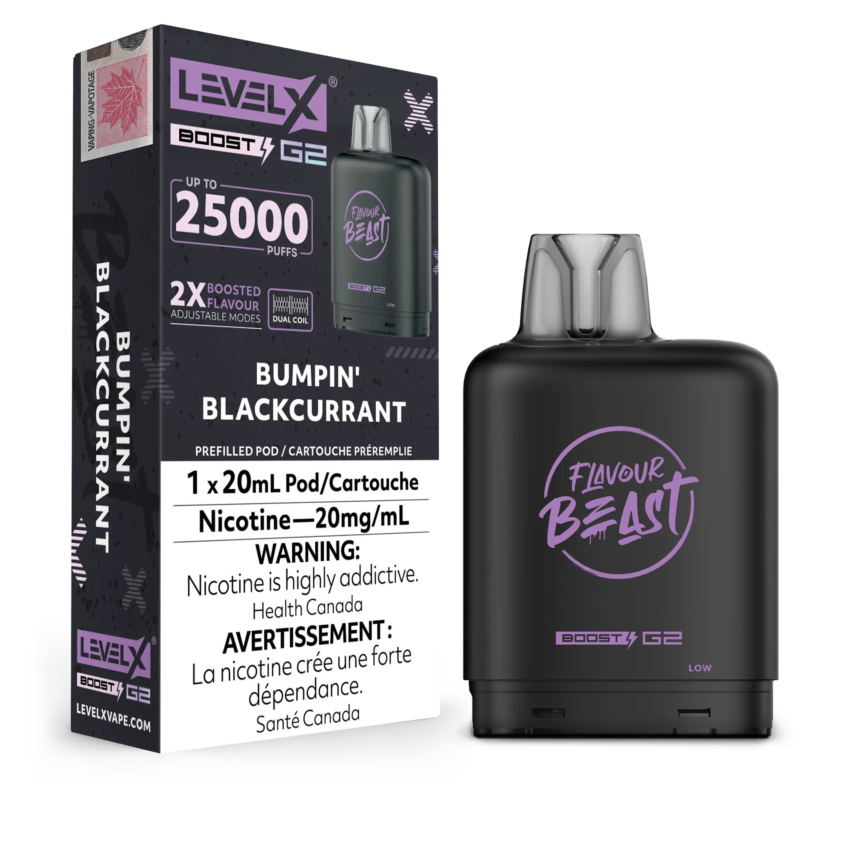 Level X Flavour Beast Boost 25K - Closed Pod System [ON]