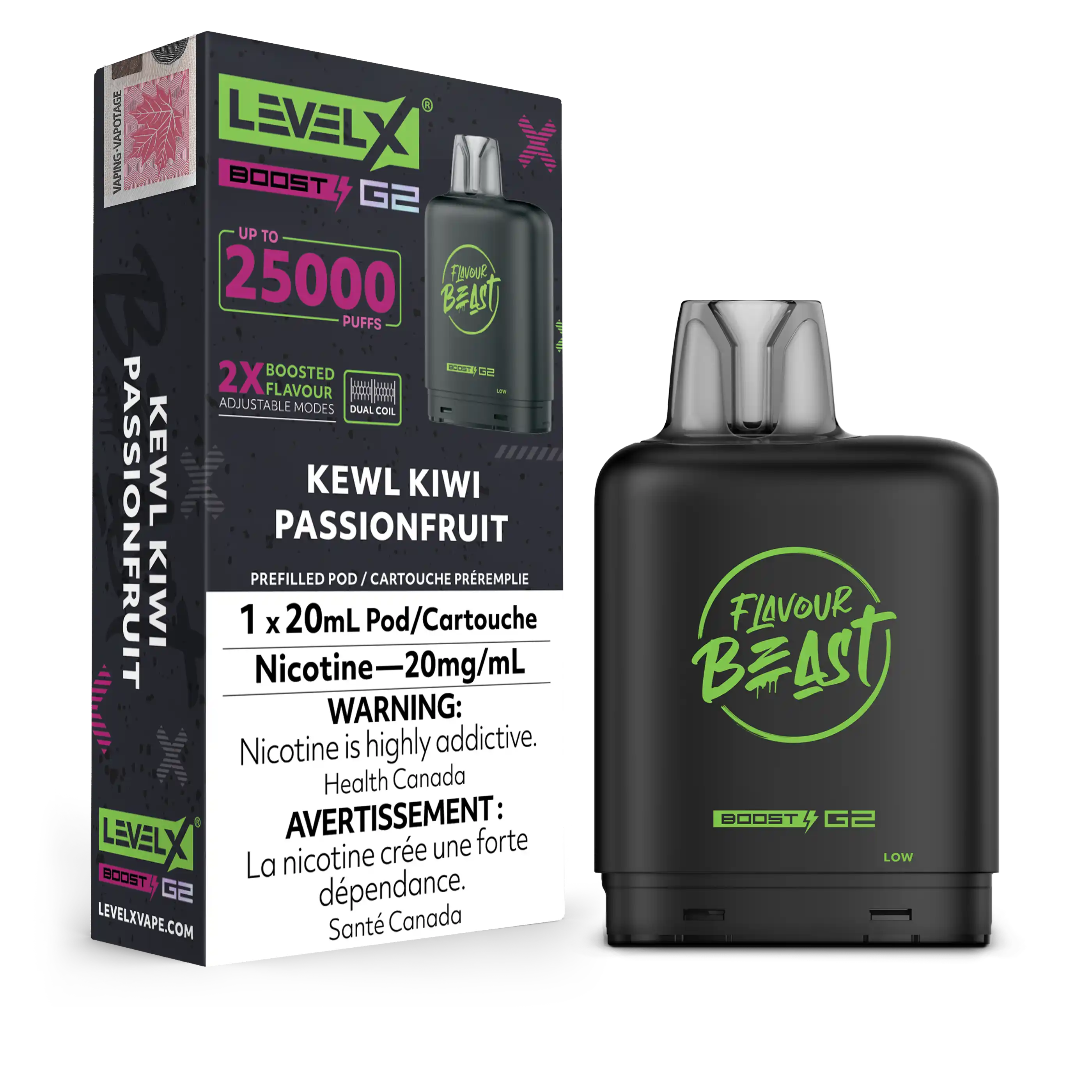 Level X Flavour Beast Boost 25K - Closed Pod System [ON]
