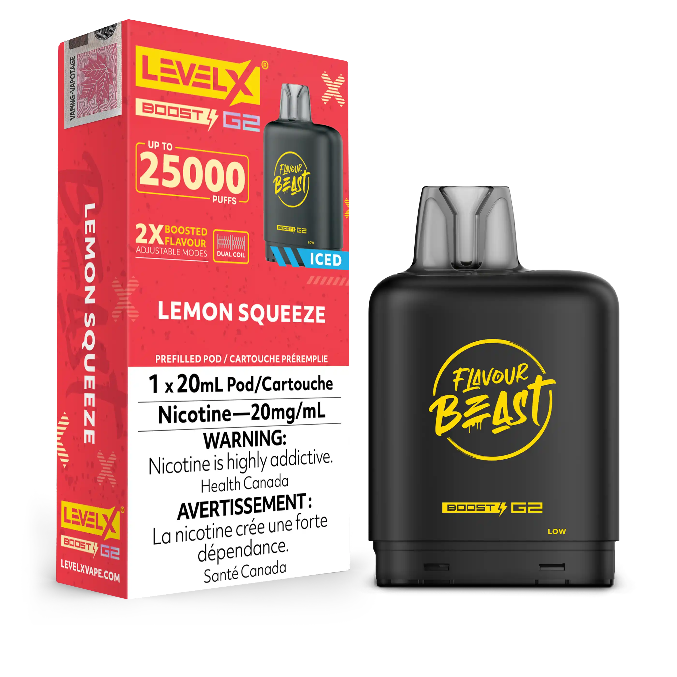 Level X Flavour Beast Boost 25K - Closed Pod System [ON]
