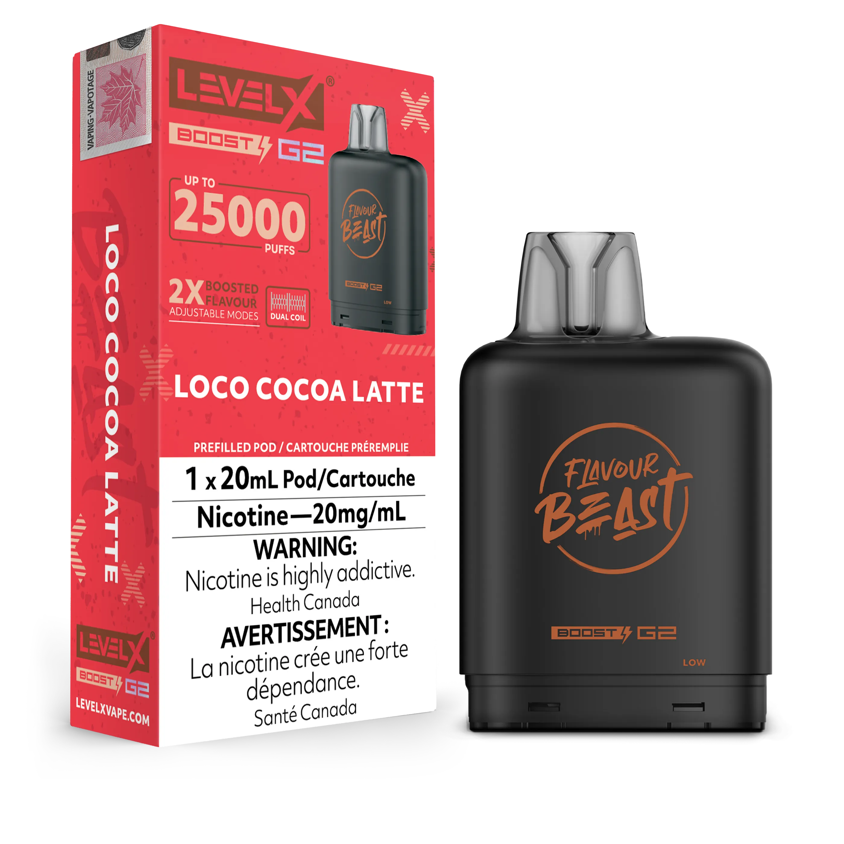 Level X Flavour Beast Boost 25K - Closed Pod System [ON]