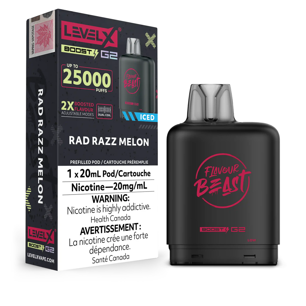 Level X Flavour Beast Boost 25K - Closed Pod System [ON]