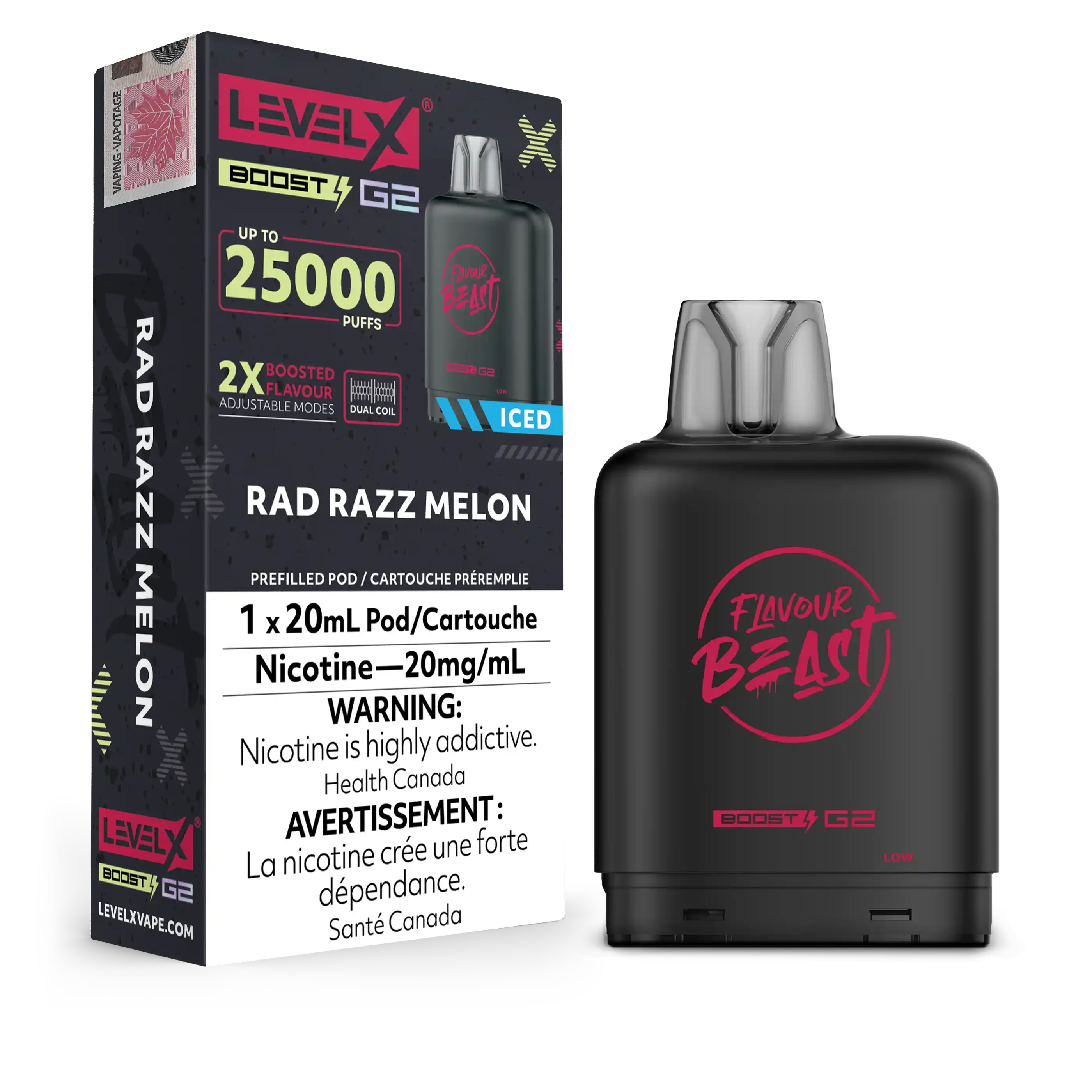 Level X Flavour Beast Boost 25K - Closed Pod System [ON]
