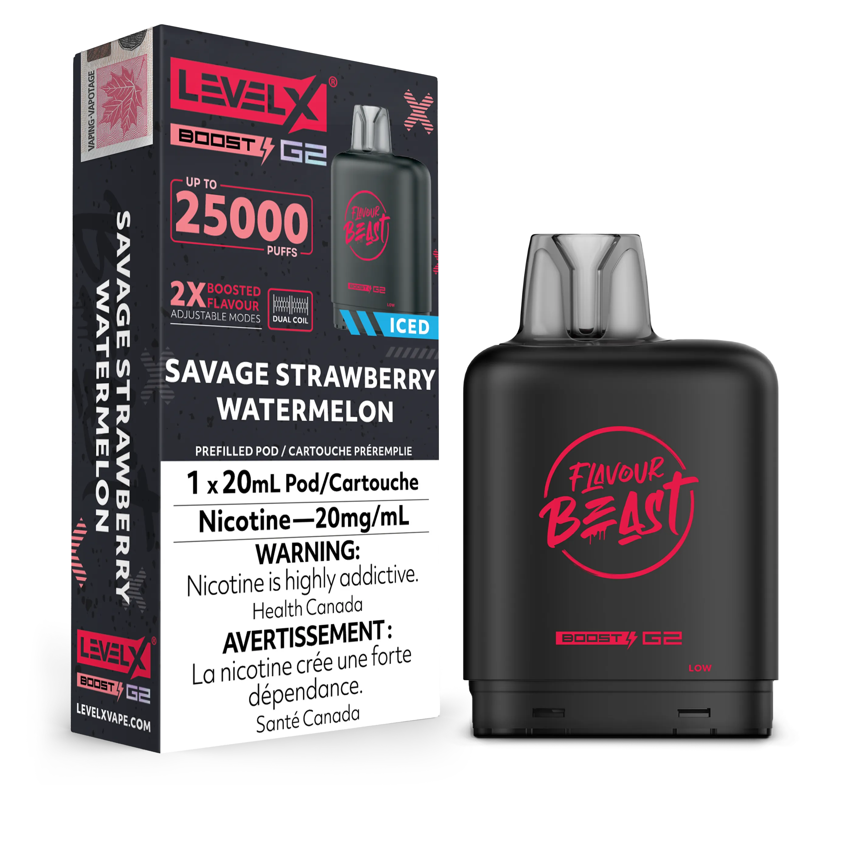 Level X Flavour Beast Boost 25K - Closed Pod System [ON]