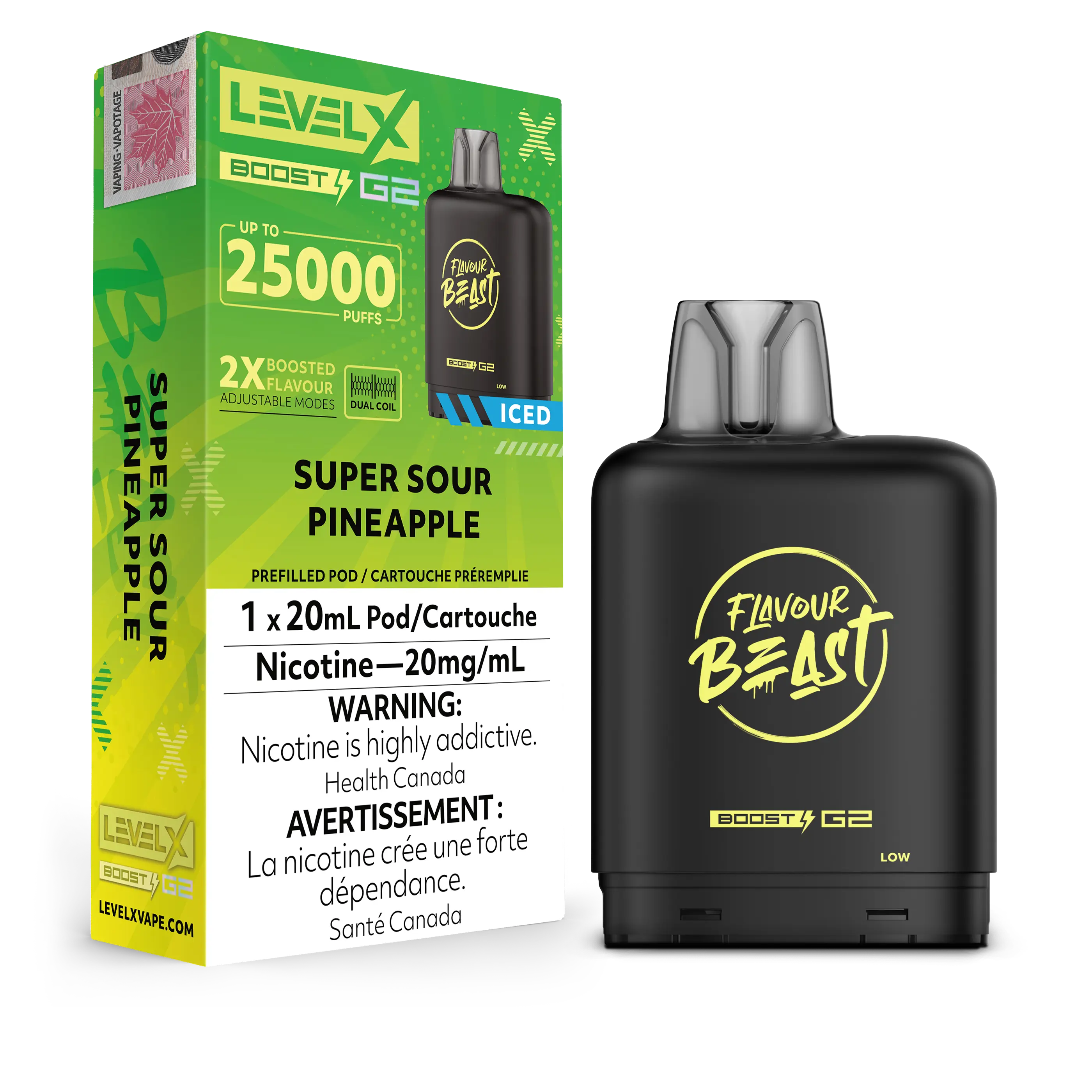 Level X Boost Pod 20ml - Flavour Beast [FE]