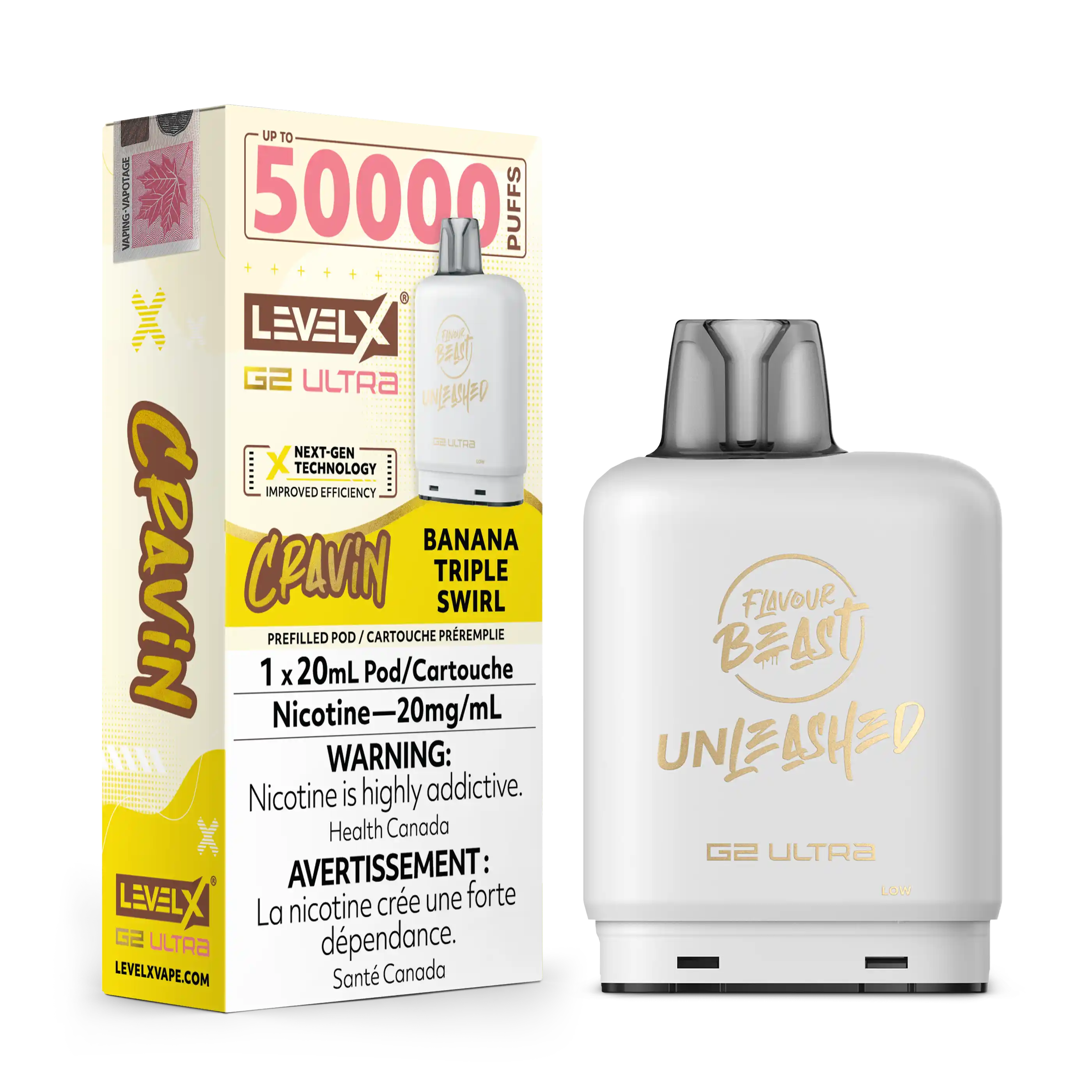 Level X Unleashed G2 Ultra 50K - Closed Pod System [FE]