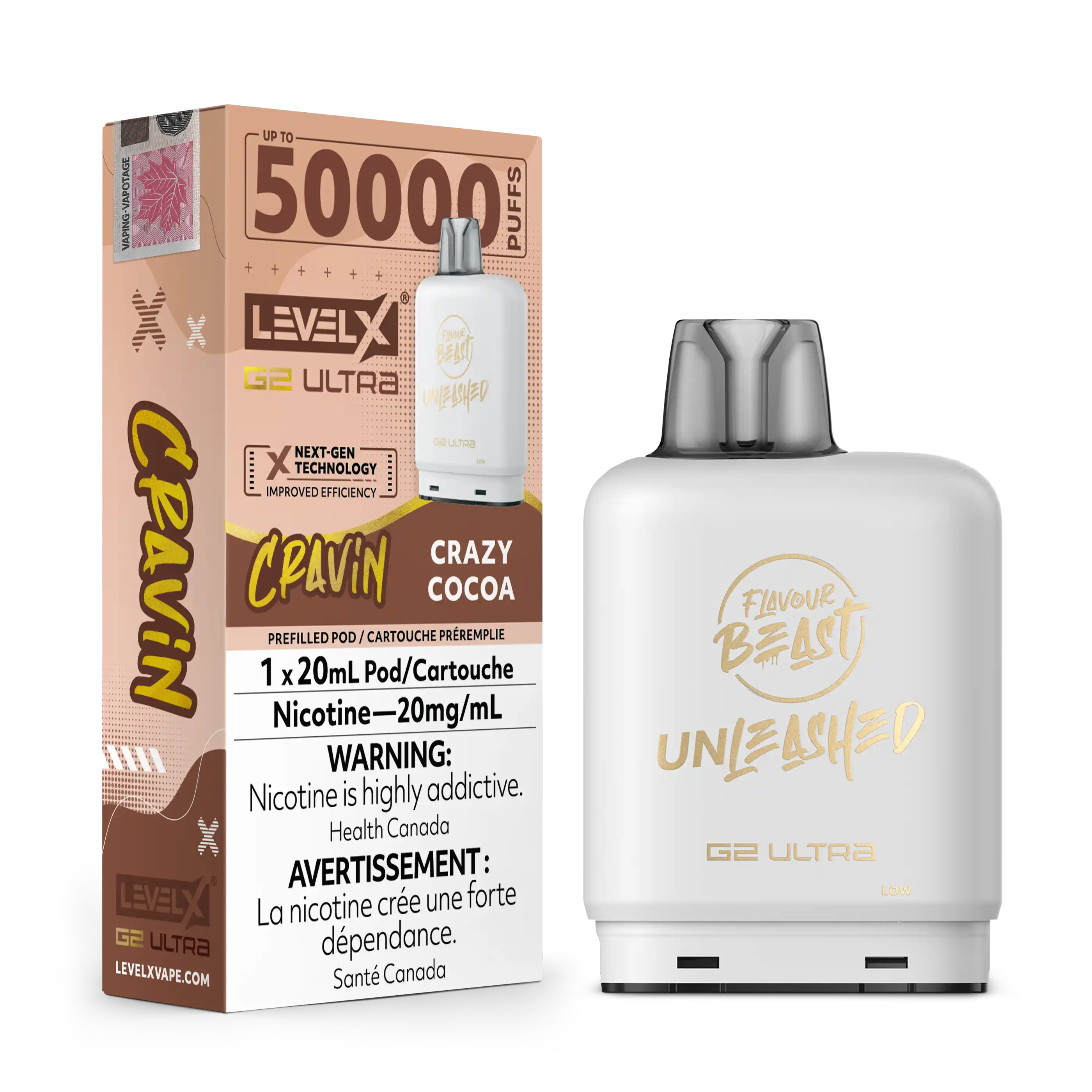 Level X Unleashed G2 Ultra 50K - Closed Pod System [FE]