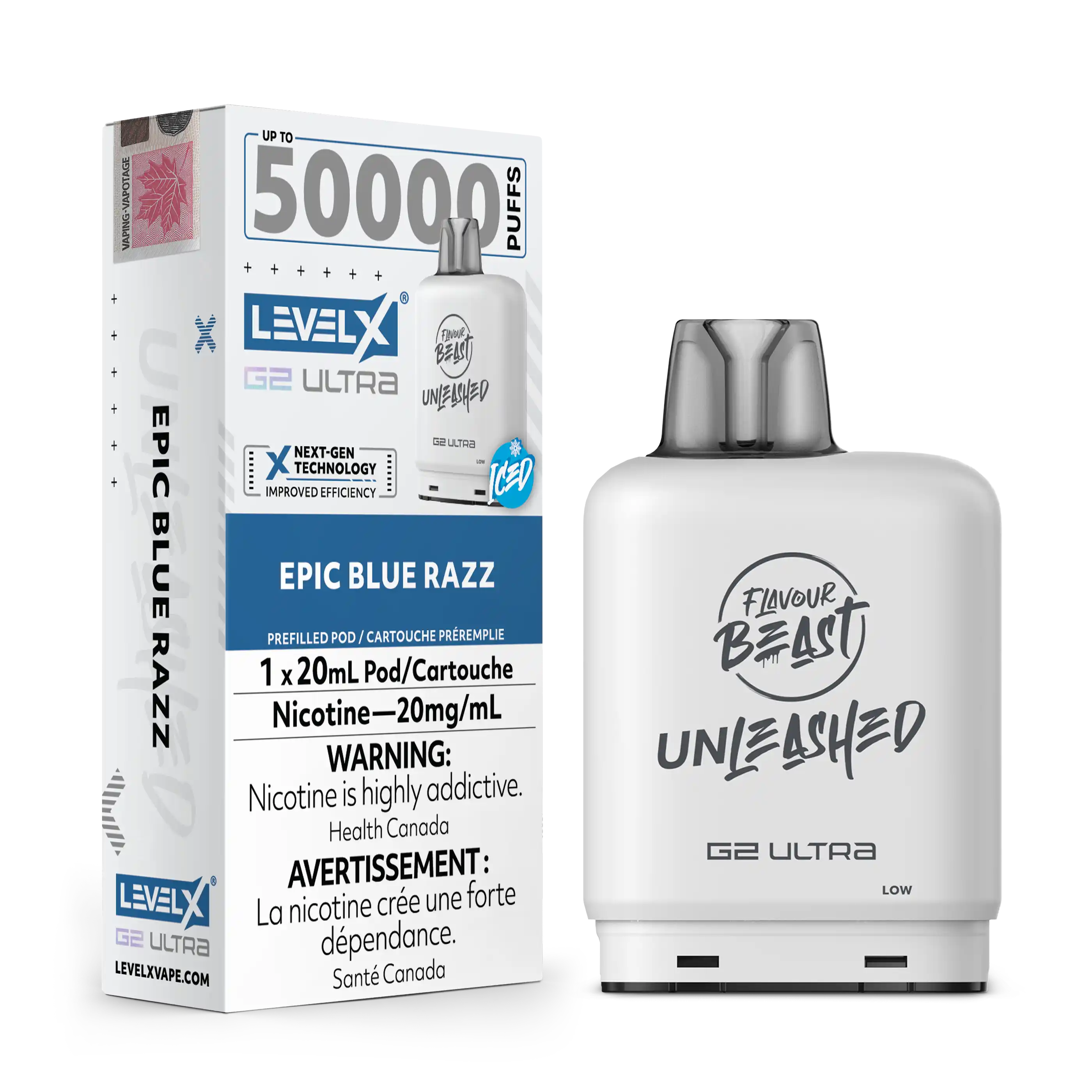 Level X Unleashed G2 Ultra 50K - Closed Pod System [FE]