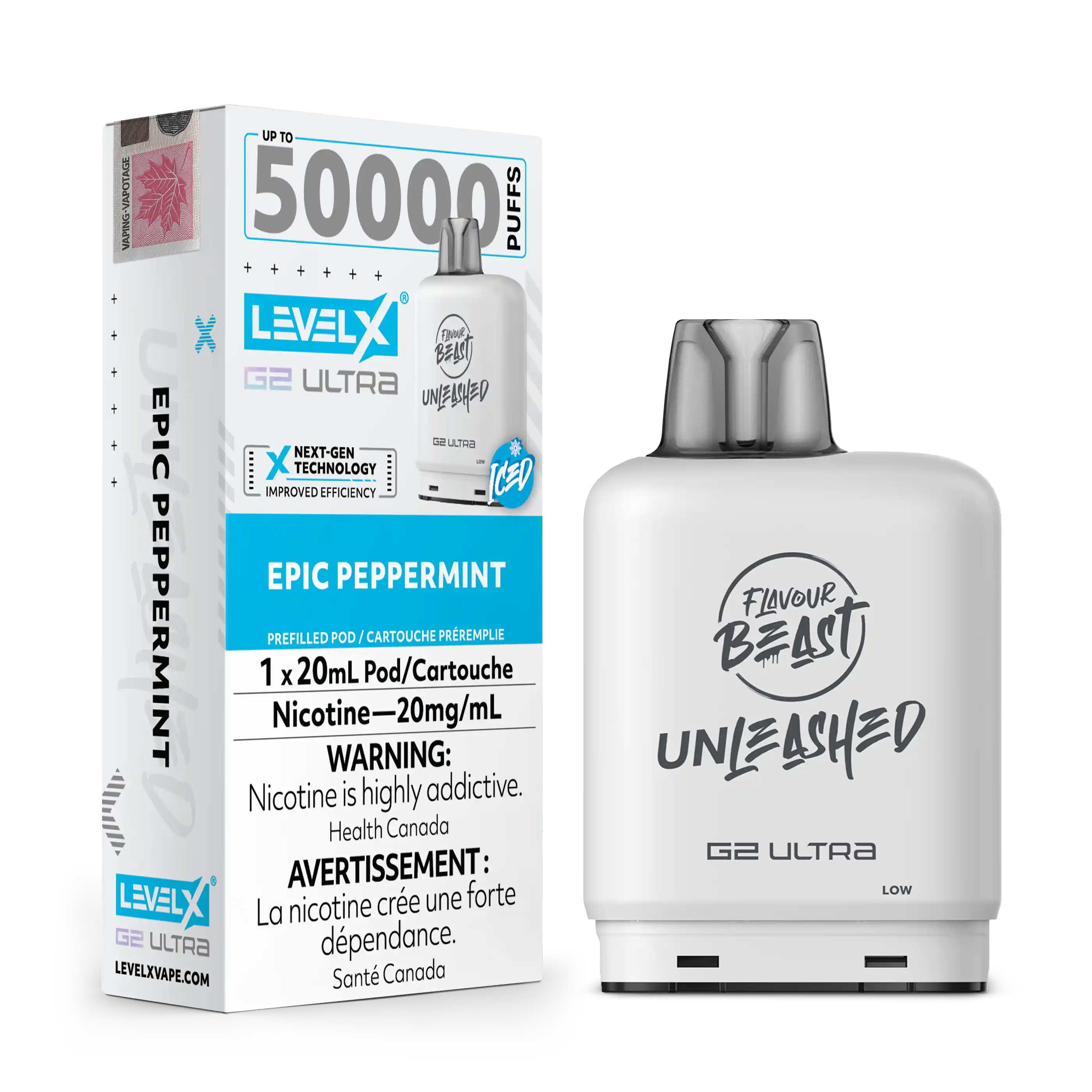 Level X Unleashed G2 Ultra 50K - Closed Pod System [FE]