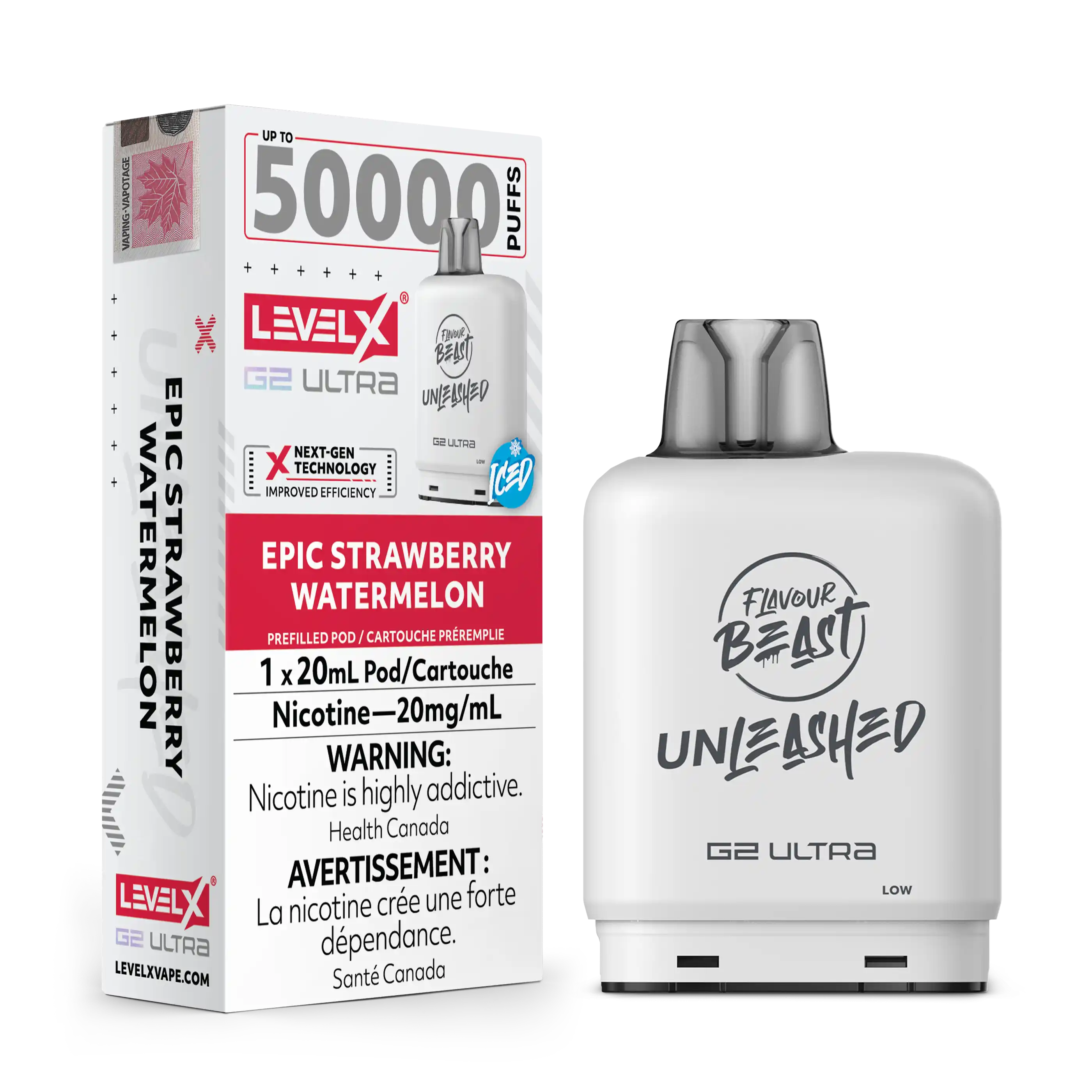 Level X Unleashed G2 Ultra 50K - Closed Pod System [FE]