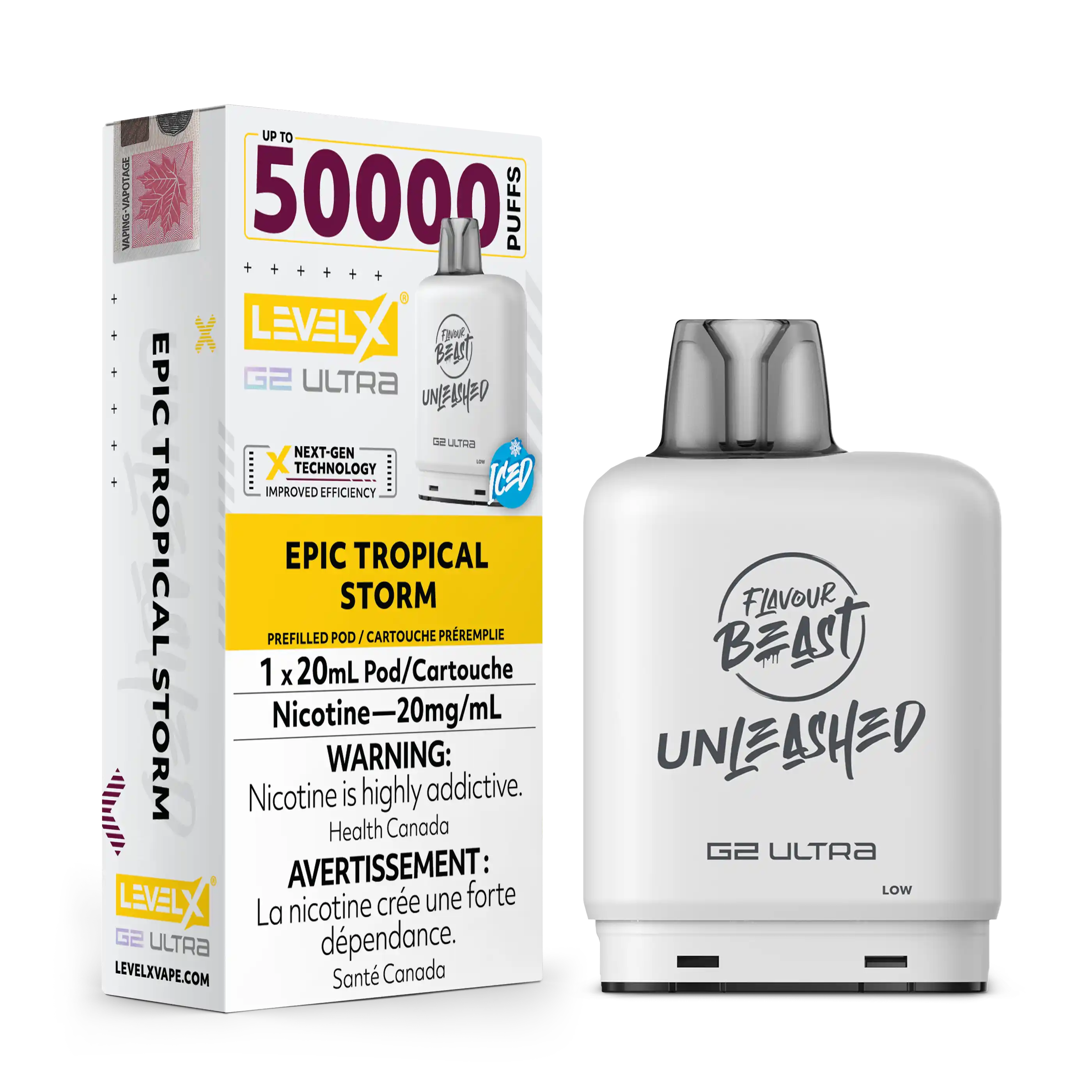 Level X Unleashed G2 Ultra 50K - Closed Pod System [FE]