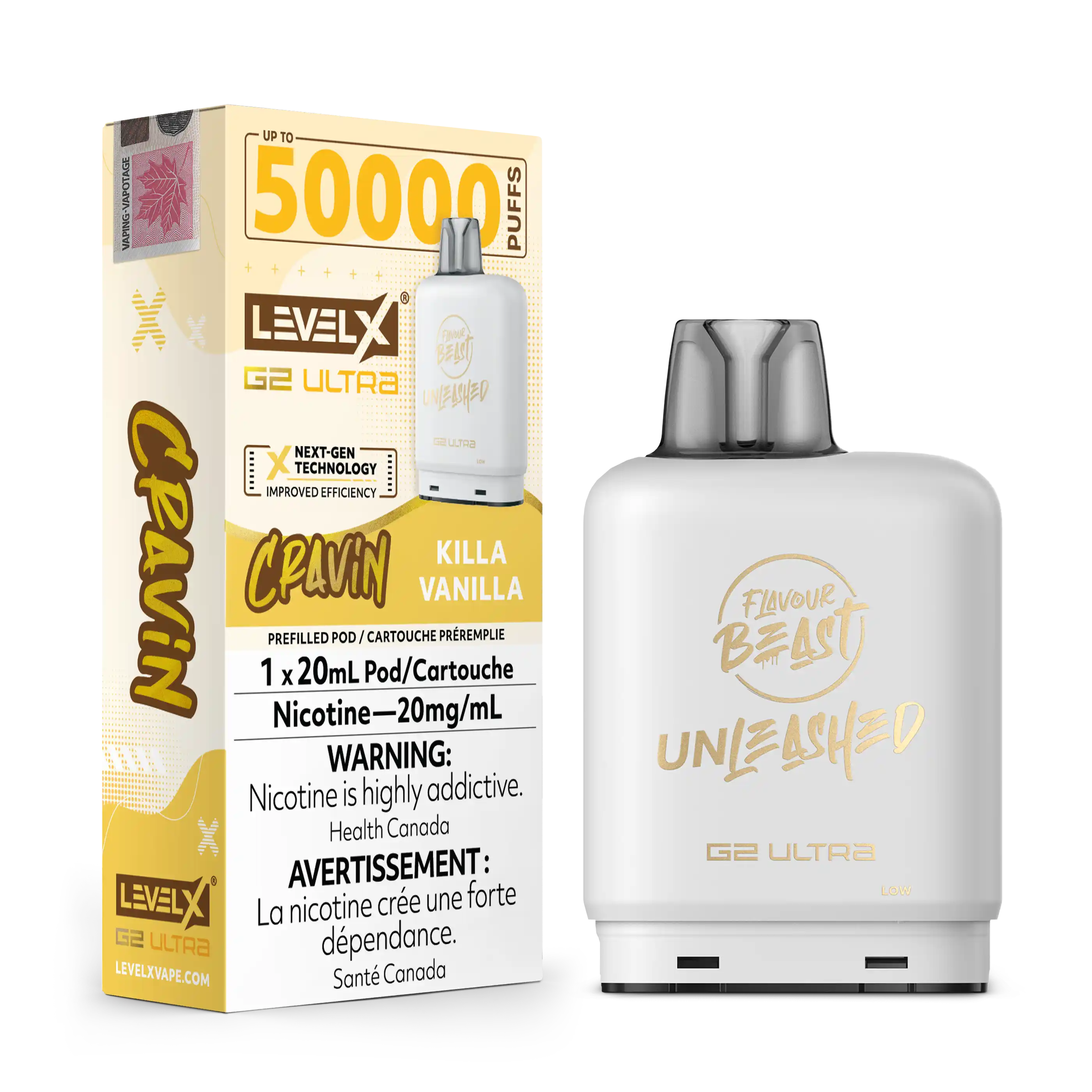 Level X Unleashed G2 Ultra 50K - Closed Pod System [FE]