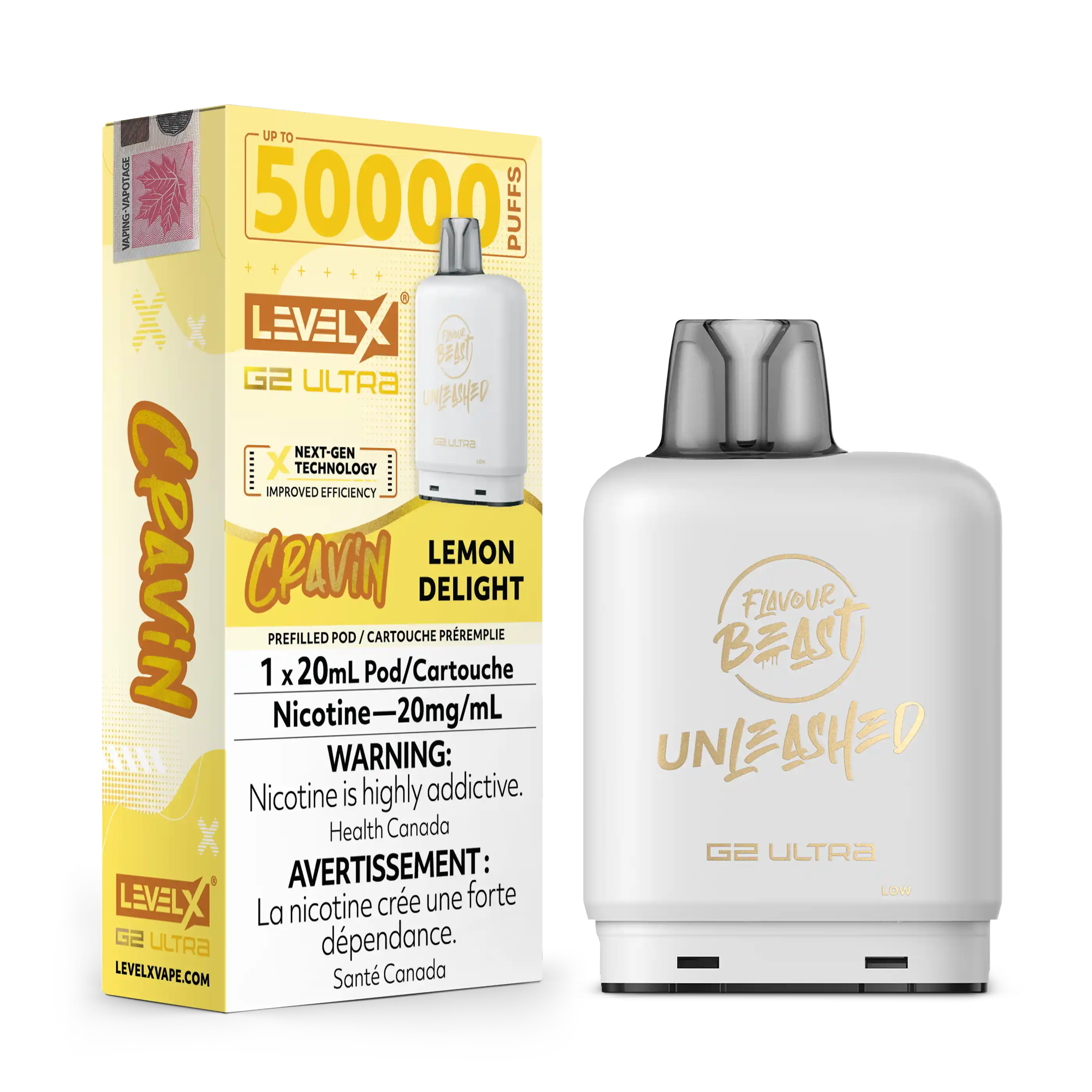 Level X Unleashed G2 Ultra 50K - Closed Pod System [FE]