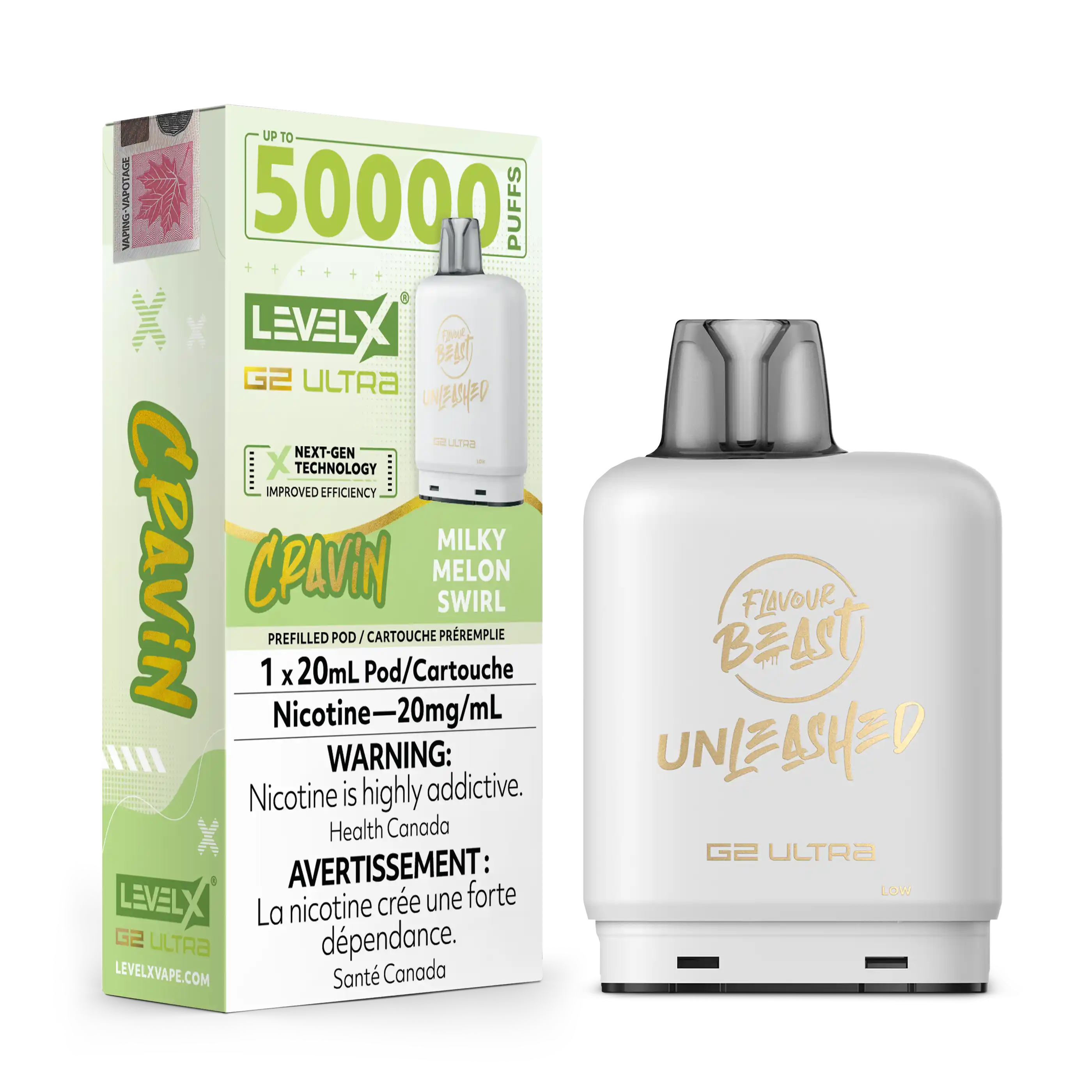 Level X Unleashed G2 Ultra 50K - Closed Pod System [FE]