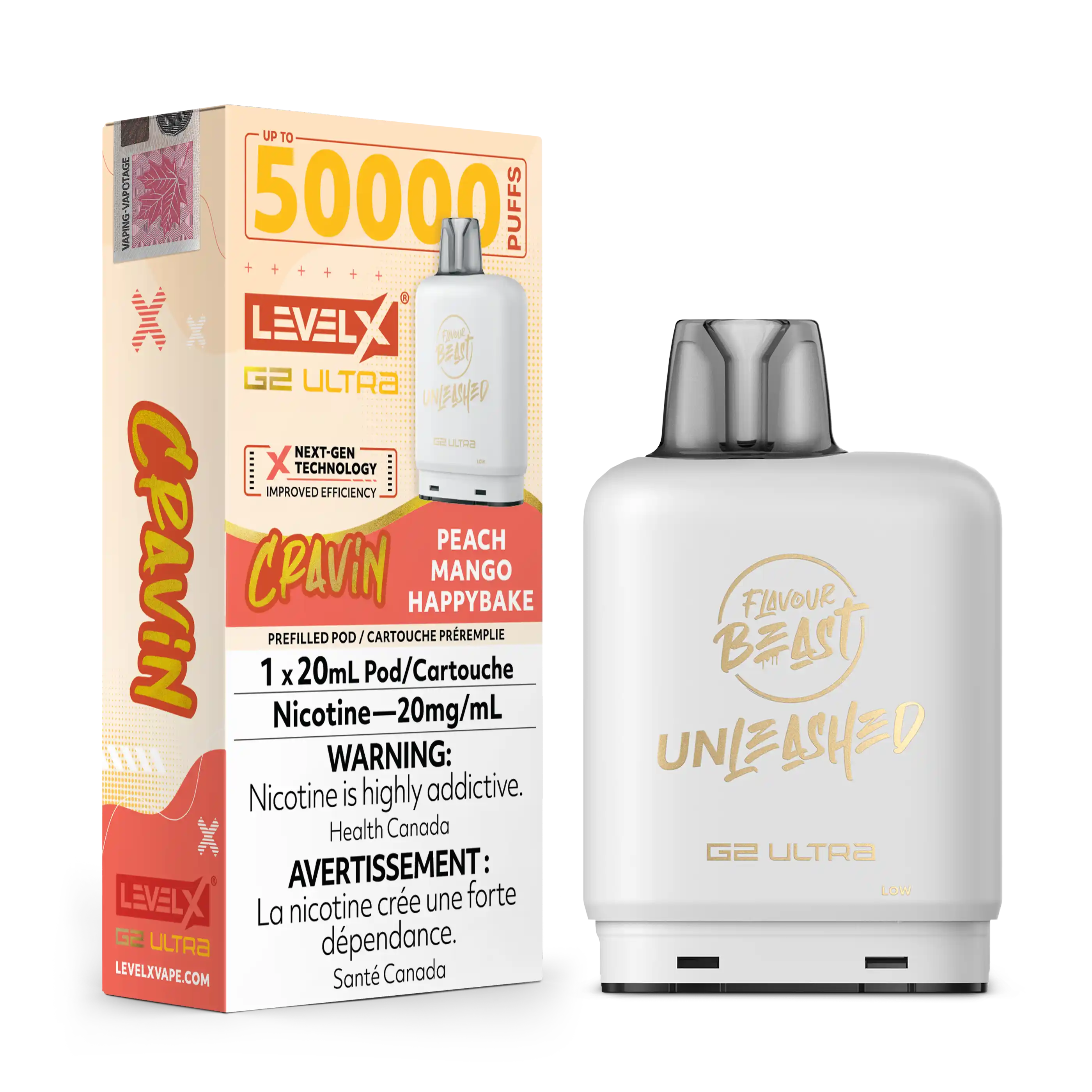 Level X Unleashed G2 Ultra 50K - Closed Pod System [FE]