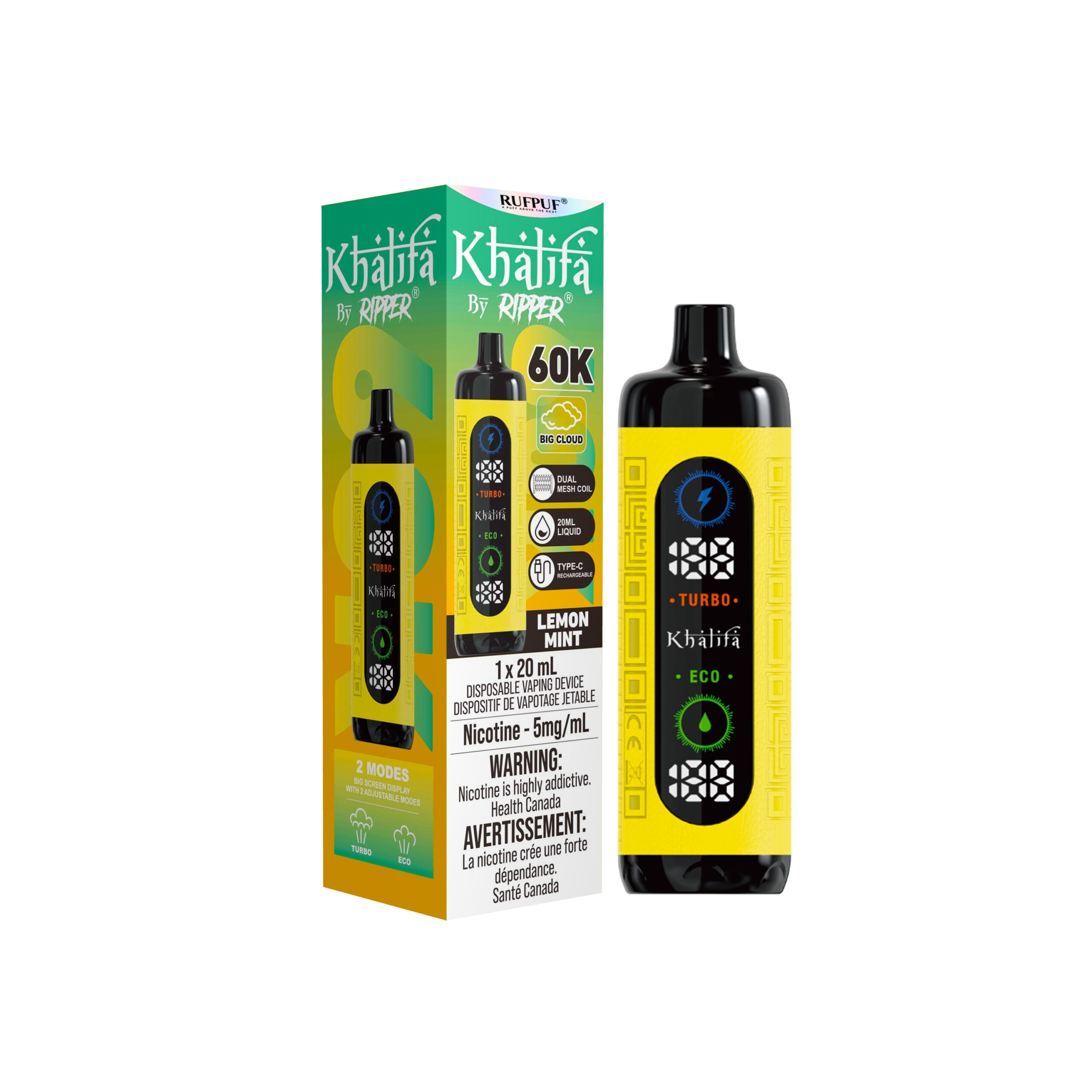 Khalifa Bar by Ripper 60K - Disposable Shisha Style Vape