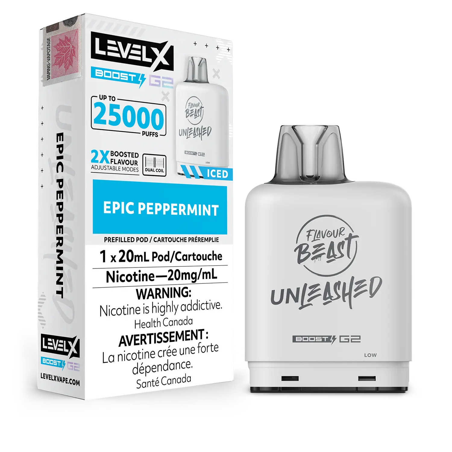 Level X Unleashed Boost G2 25K - Closed Pod System [FE]