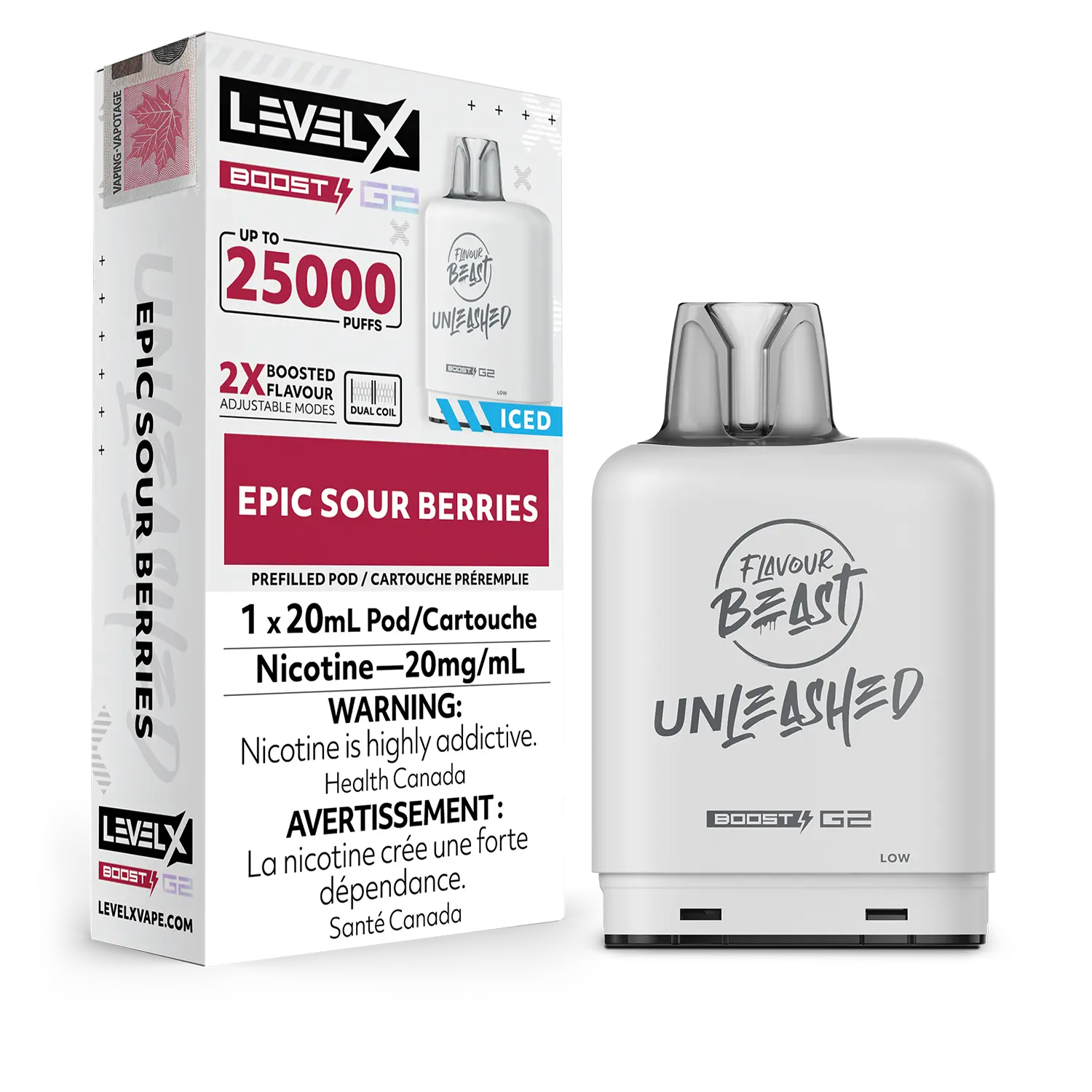 Level X Unleashed Boost G2 25K - Closed Pod System [FE]