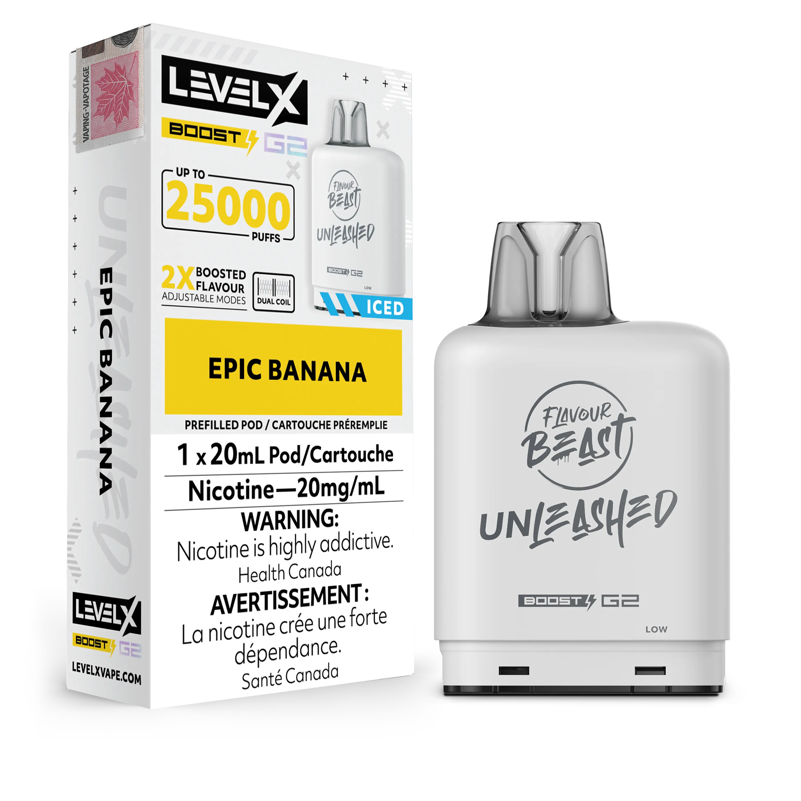 Level X Unleashed 25K - Closed Pod System [ON]
