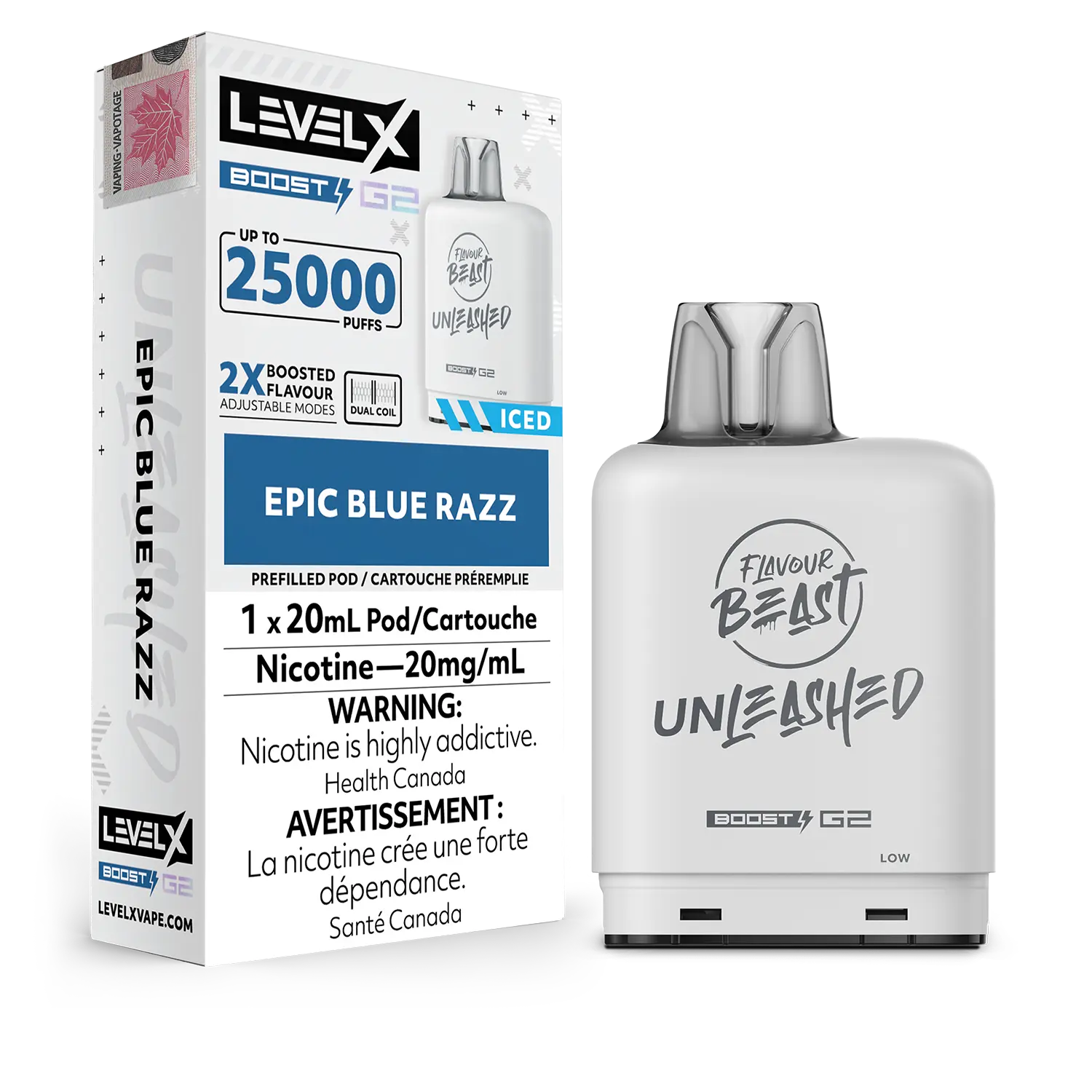 Level X Unleashed 25K - Closed Pod System [ON]