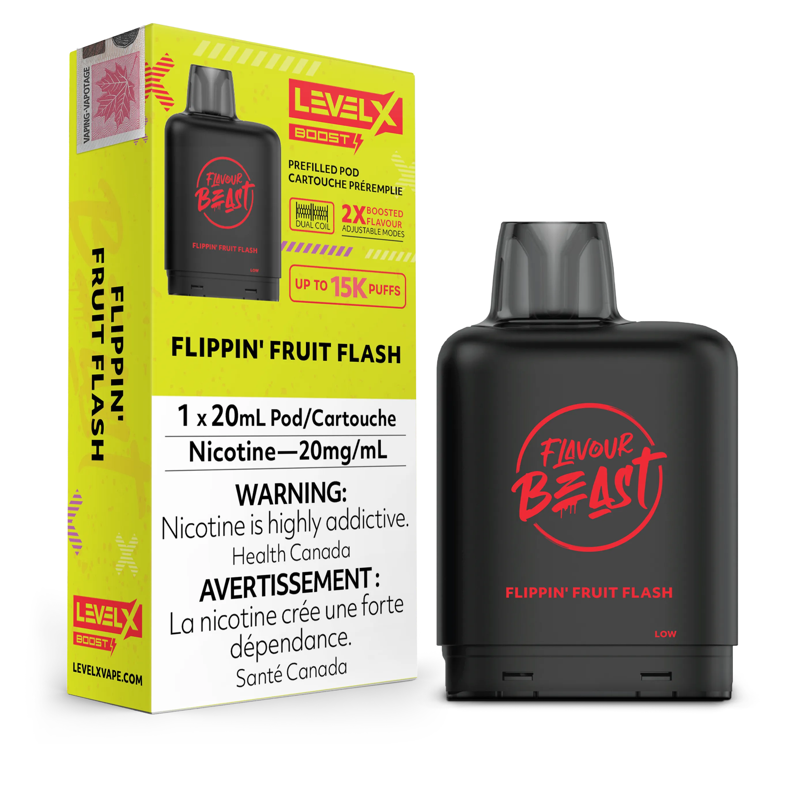 Level X Boost Pod 20ml - Flavour Beast [FE]