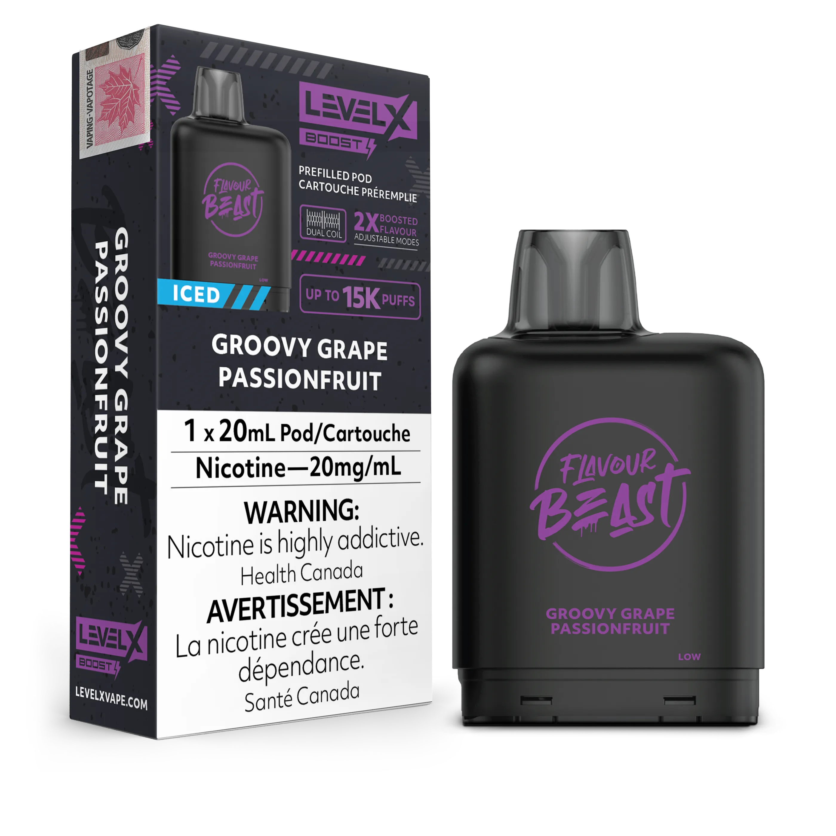 Level X Boost Pod 20ml - Flavour Beast [FE]