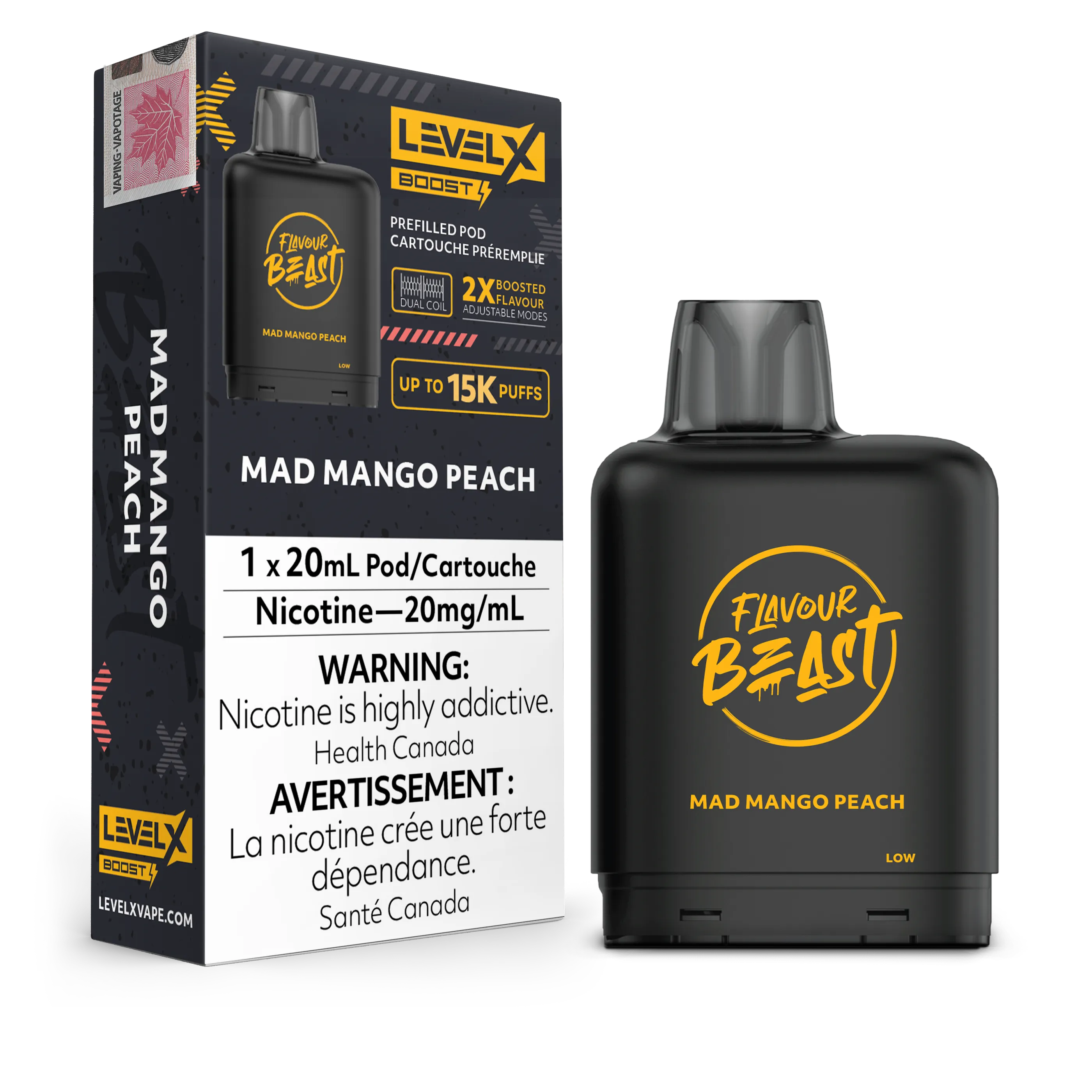 Level X Boost Pod 20ml - Flavour Beast [FE]