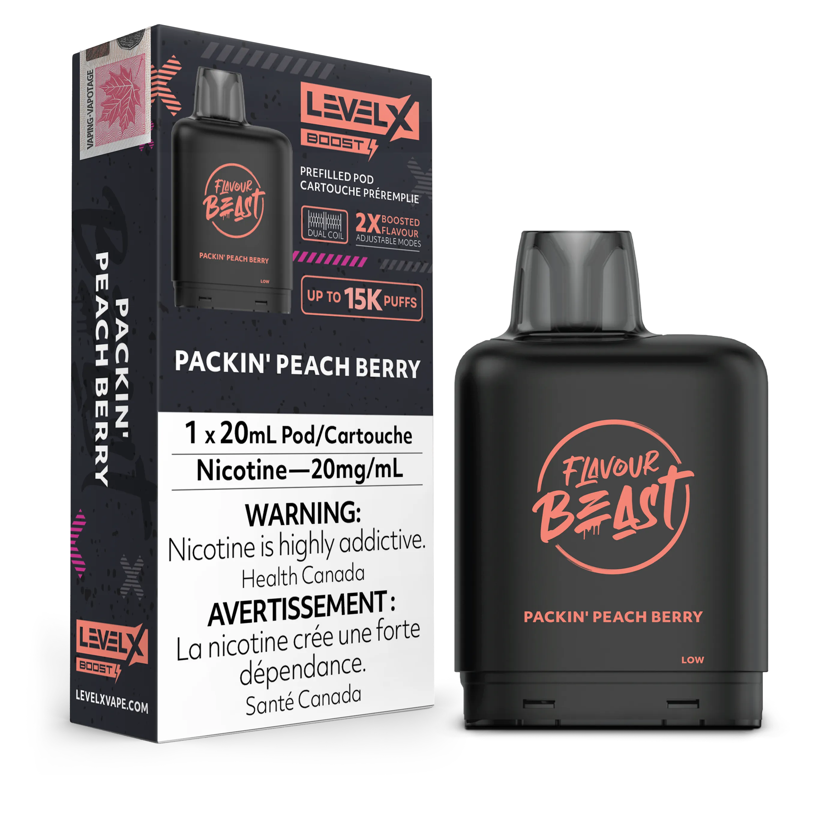 Level X Boost Pod 20ml - Flavour Beast [FE]
