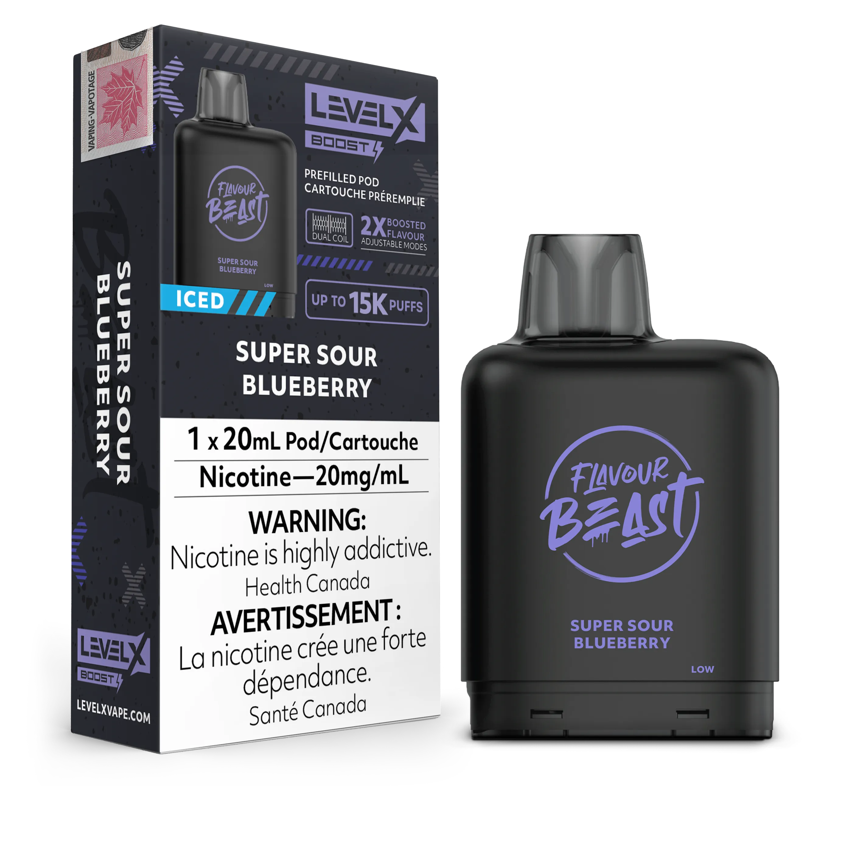 Level X Boost Pod 20ml - Flavour Beast [FE]