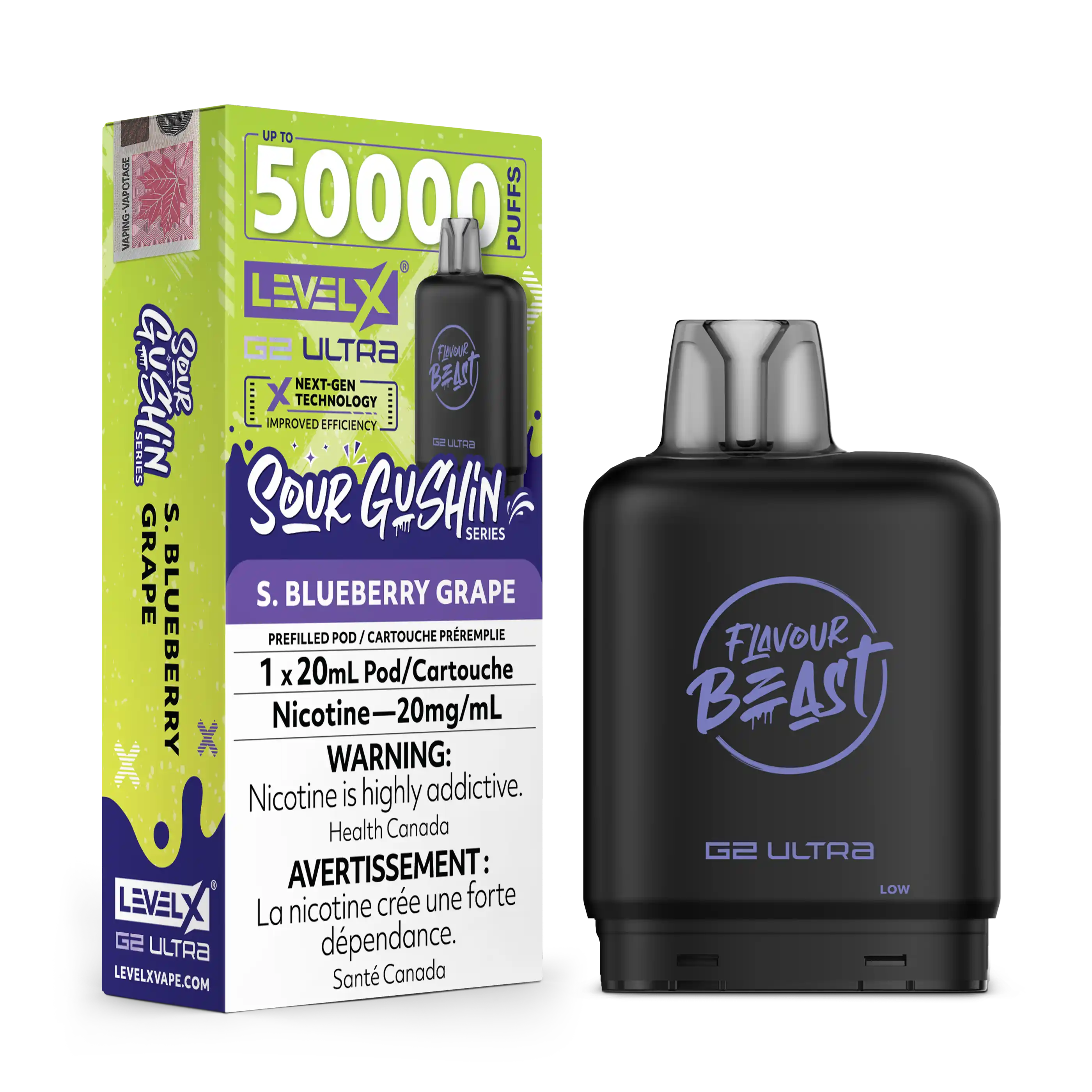 Level X G2 Ultra 50K - Closed Pod System [FE]