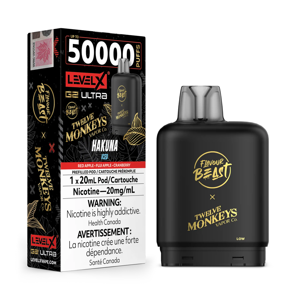 Twelve Monkeys x Level X G2 Ultra 50K - Closed Pod System [FE]